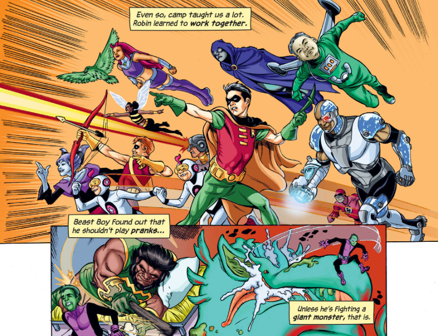 teen titans go! to camp