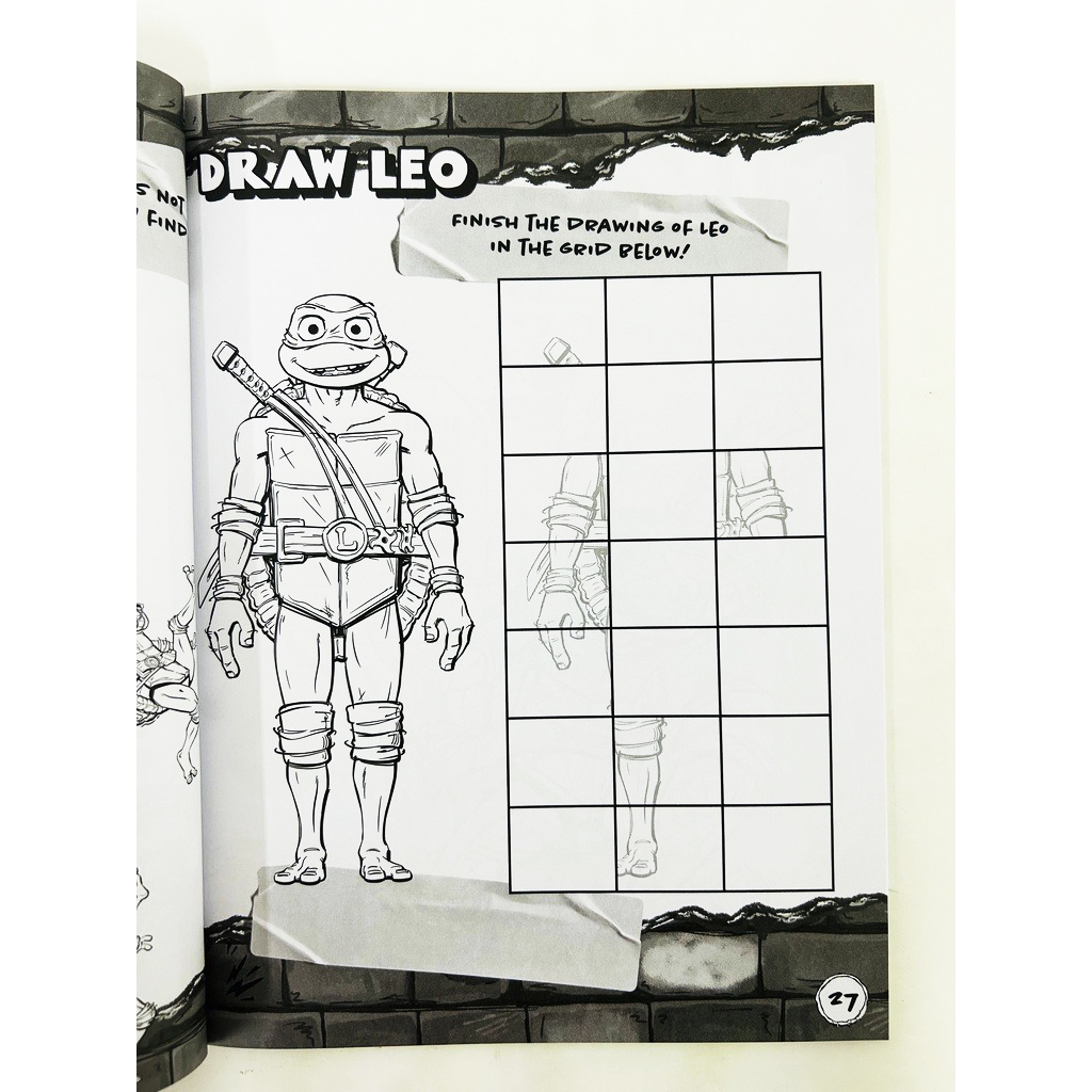 teenage mutant ninja turtles mutant mayhem - mega - colouring book & activity book