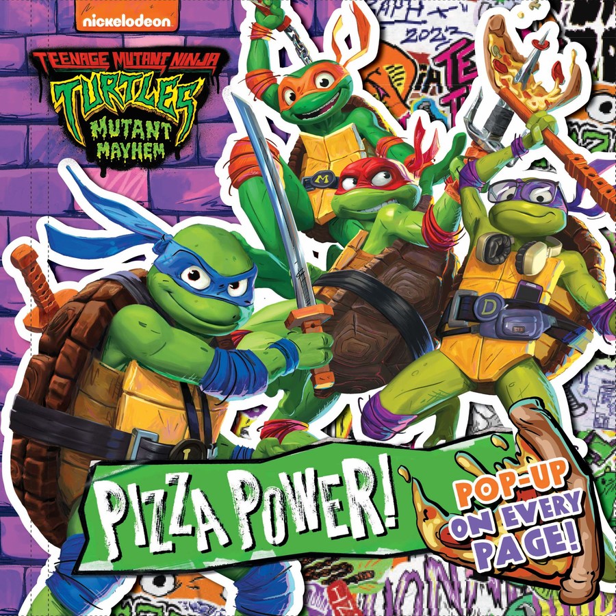 teenage mutant ninja turtles pizza power - pop up book