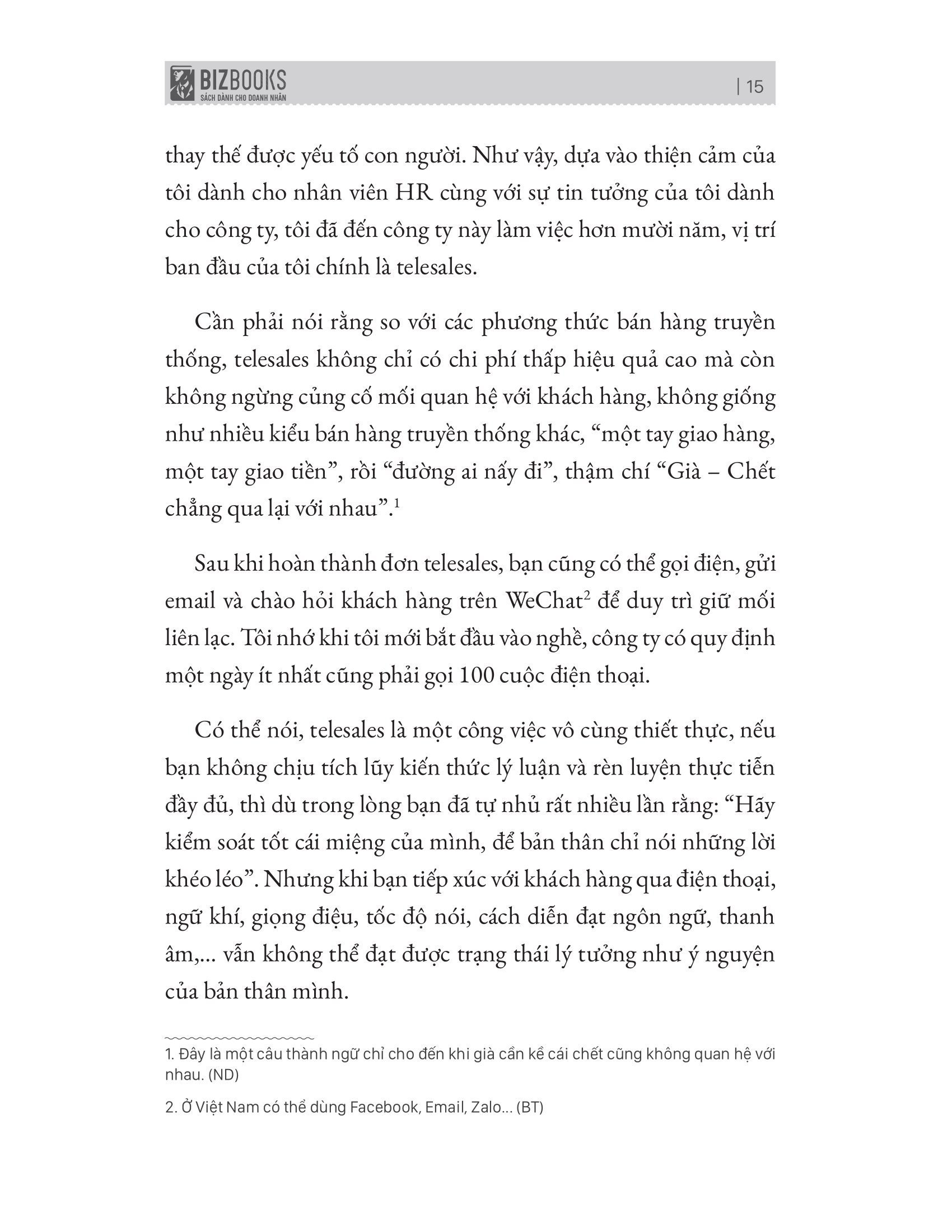 telesale thực chiến - bí quyết trở thành ''bestsale'' qua điện thoại (tái bản 2023)