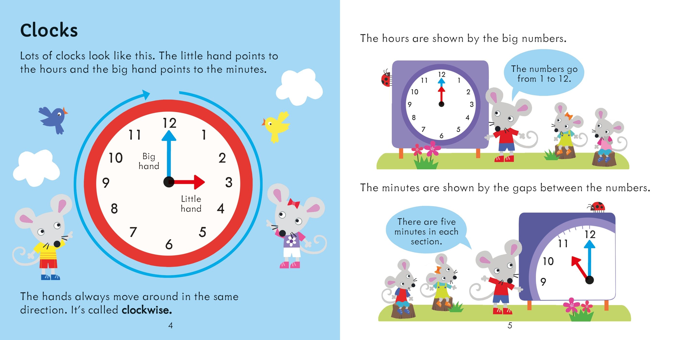 telling the time matching games and book