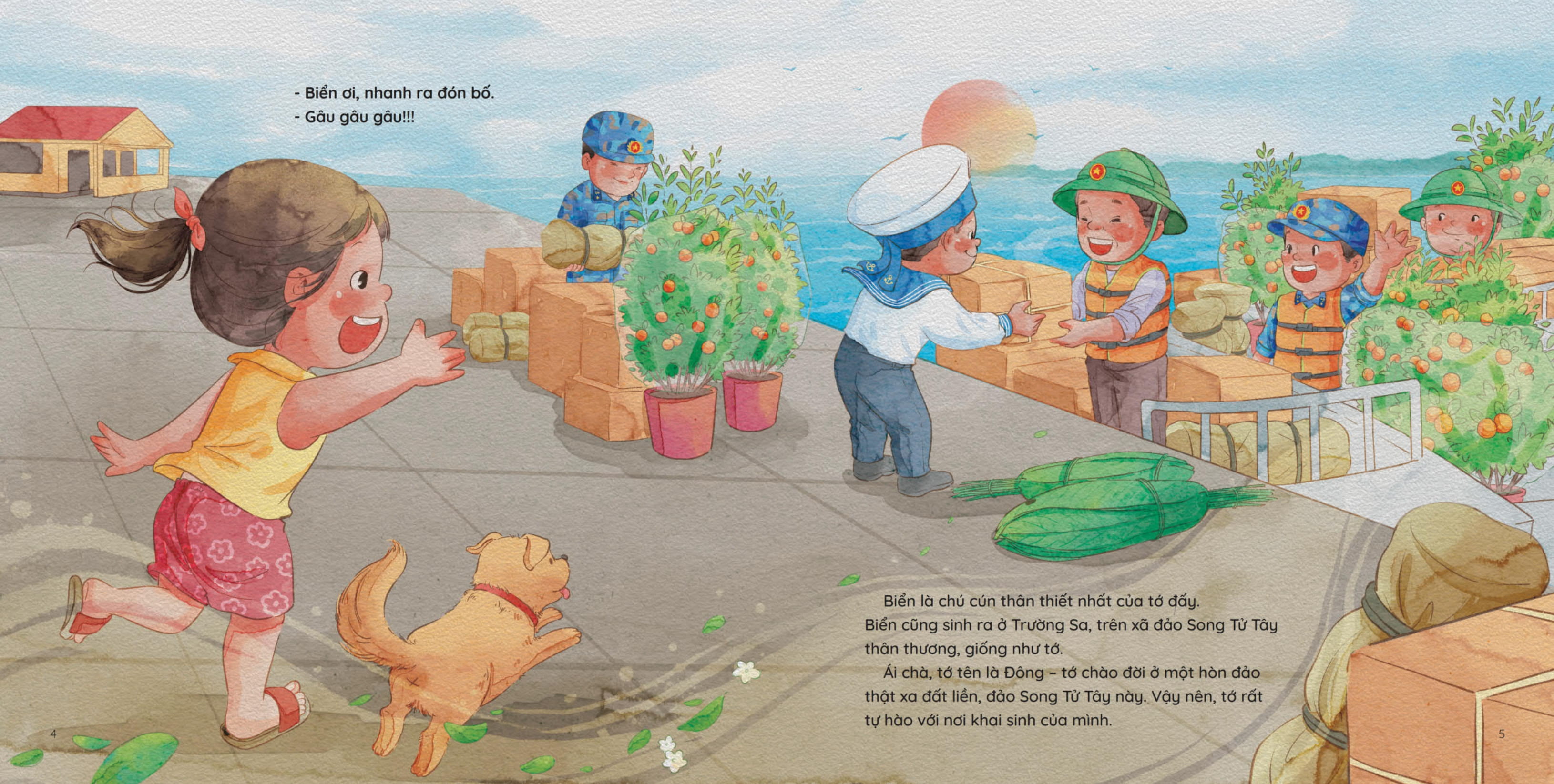 tết tuổi thơ - tết ngoài đảo xa