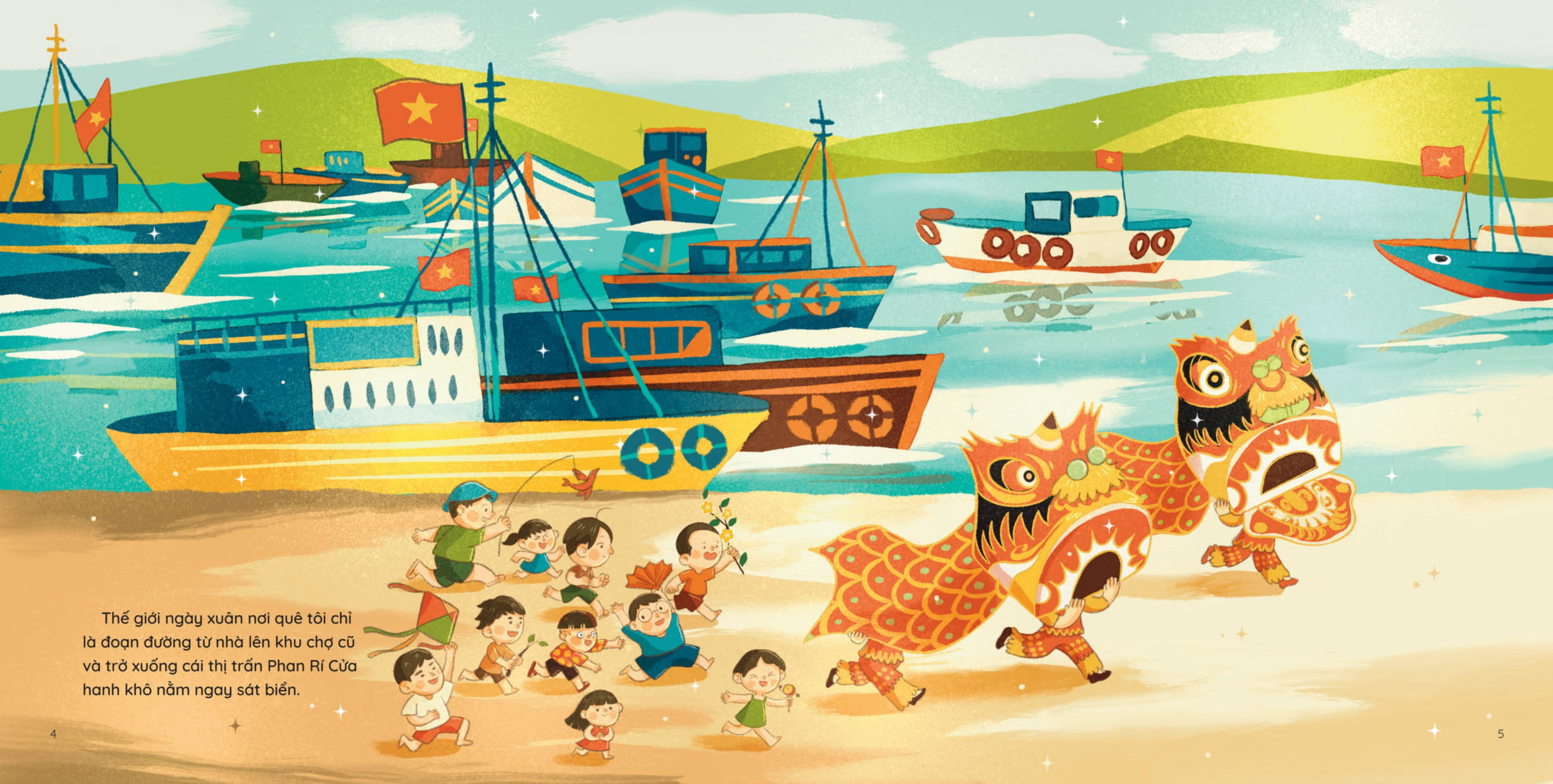 tết tuổi thơ - tết ở thị trấn biển