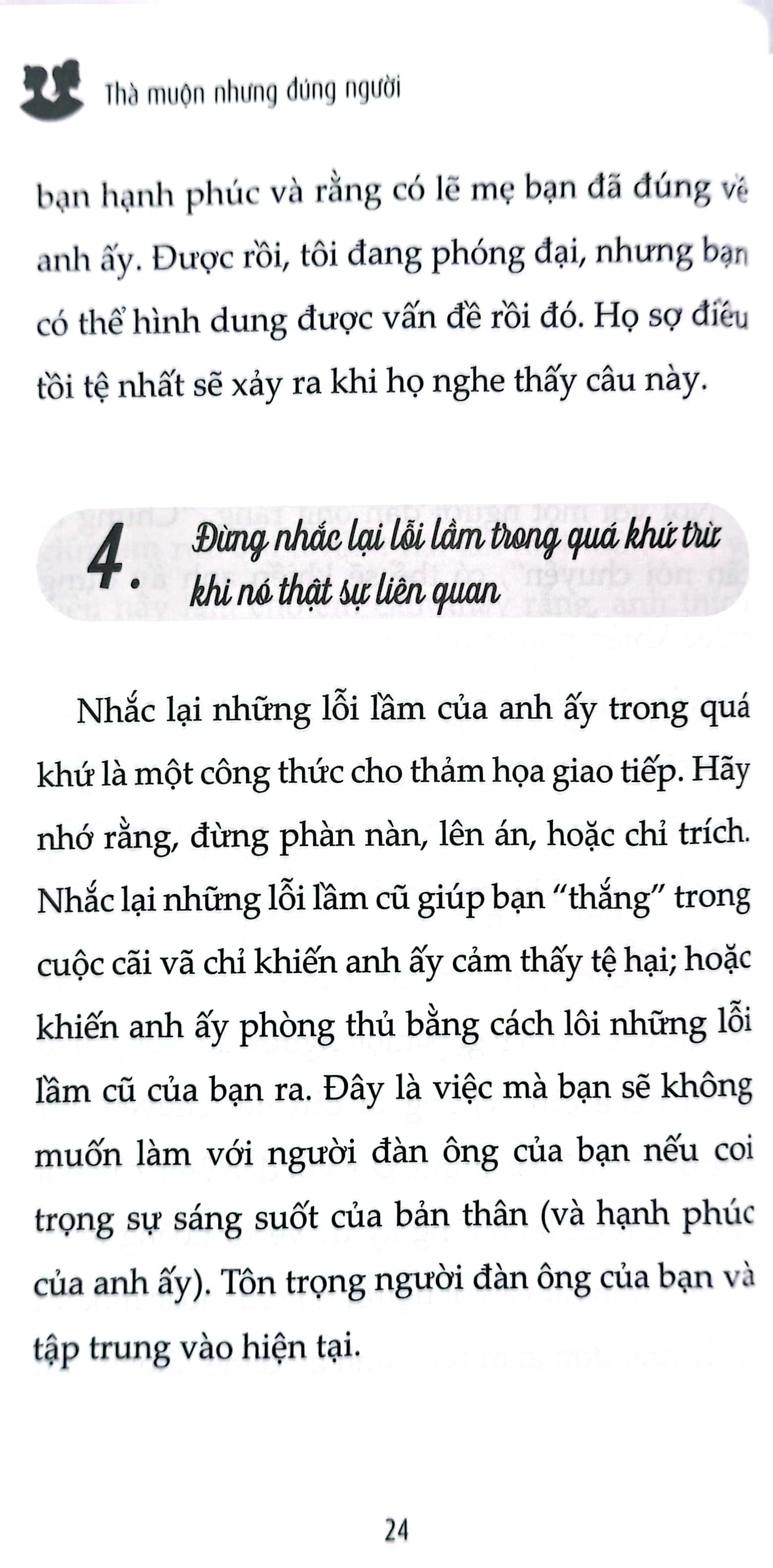thà muộn nhưng đúng người