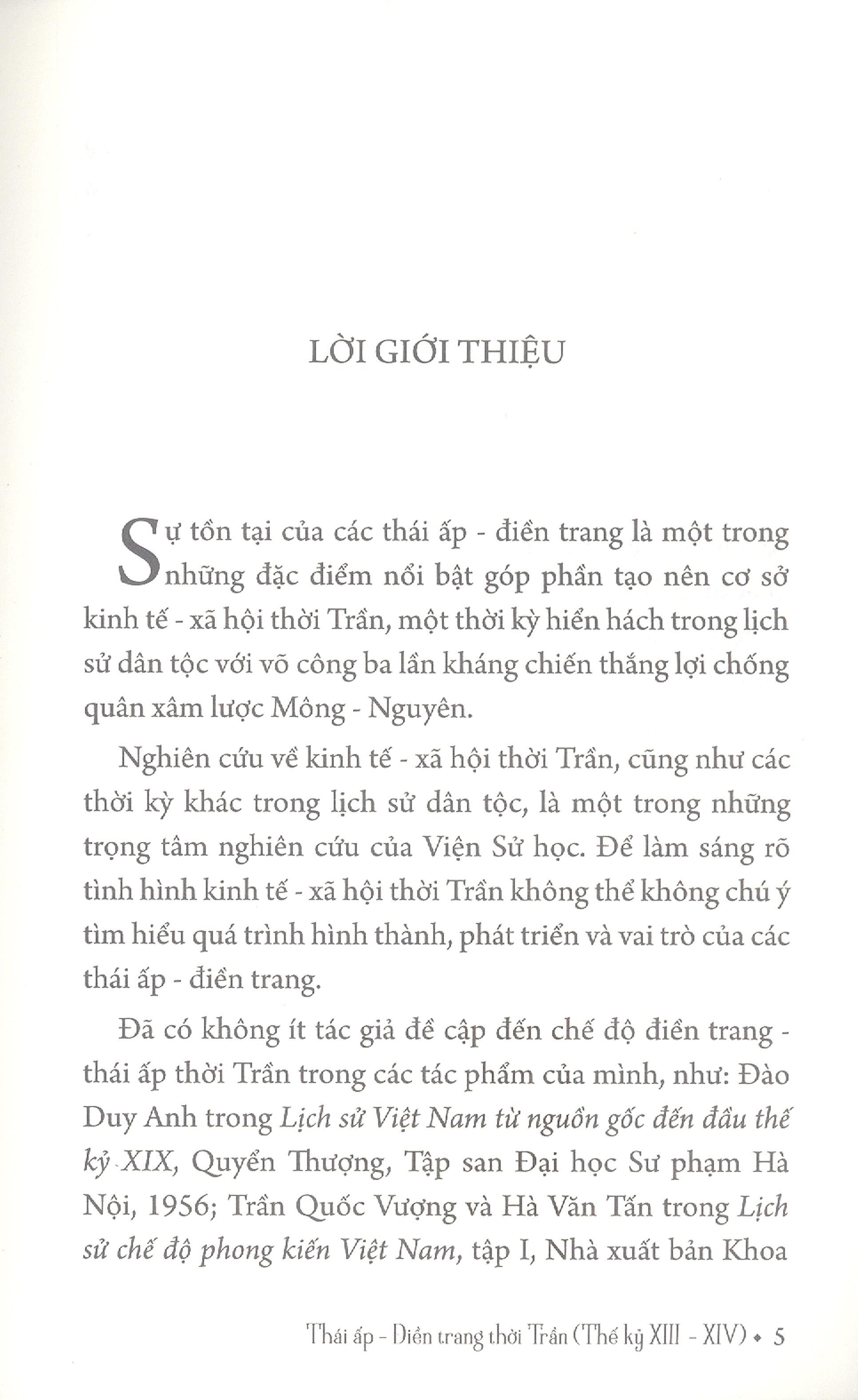 thái ấp, điền trang thời trần (thế kỷ xiii-xiv)