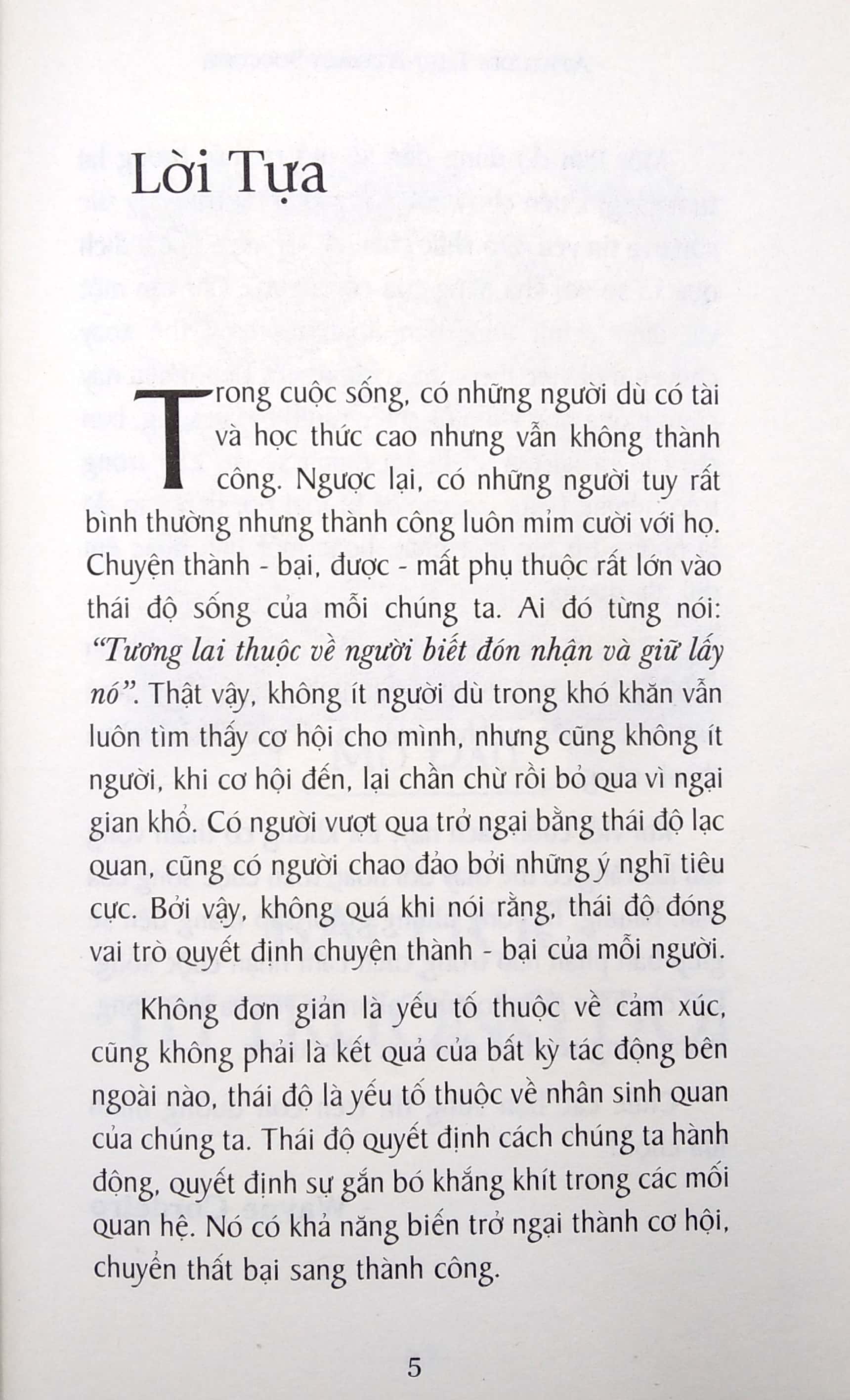 thái độ quyết định thành công (tái bản 2021)