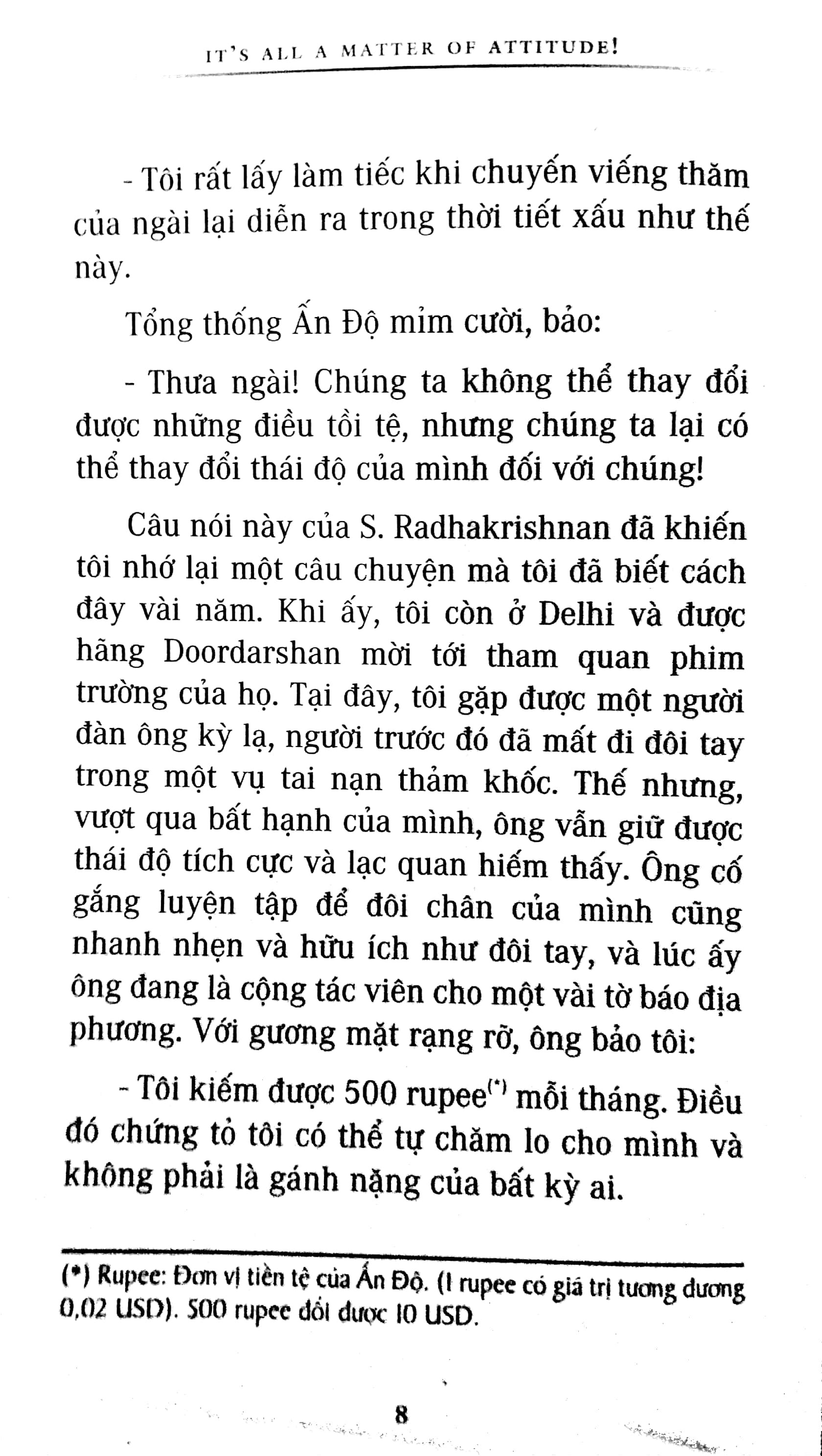 thái độ sống tạo nên tất cả