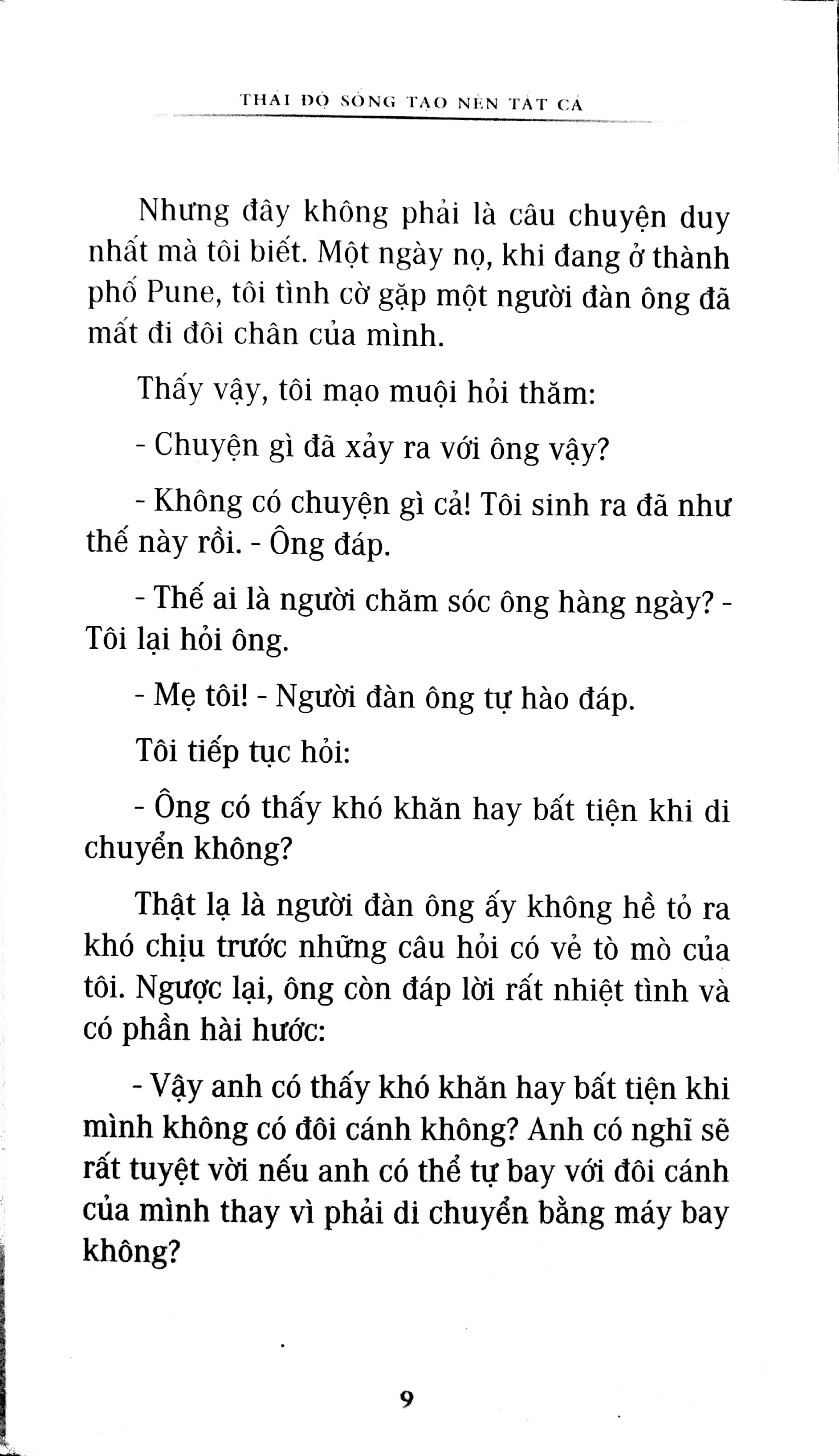 thái độ sống tạo nên tất cả