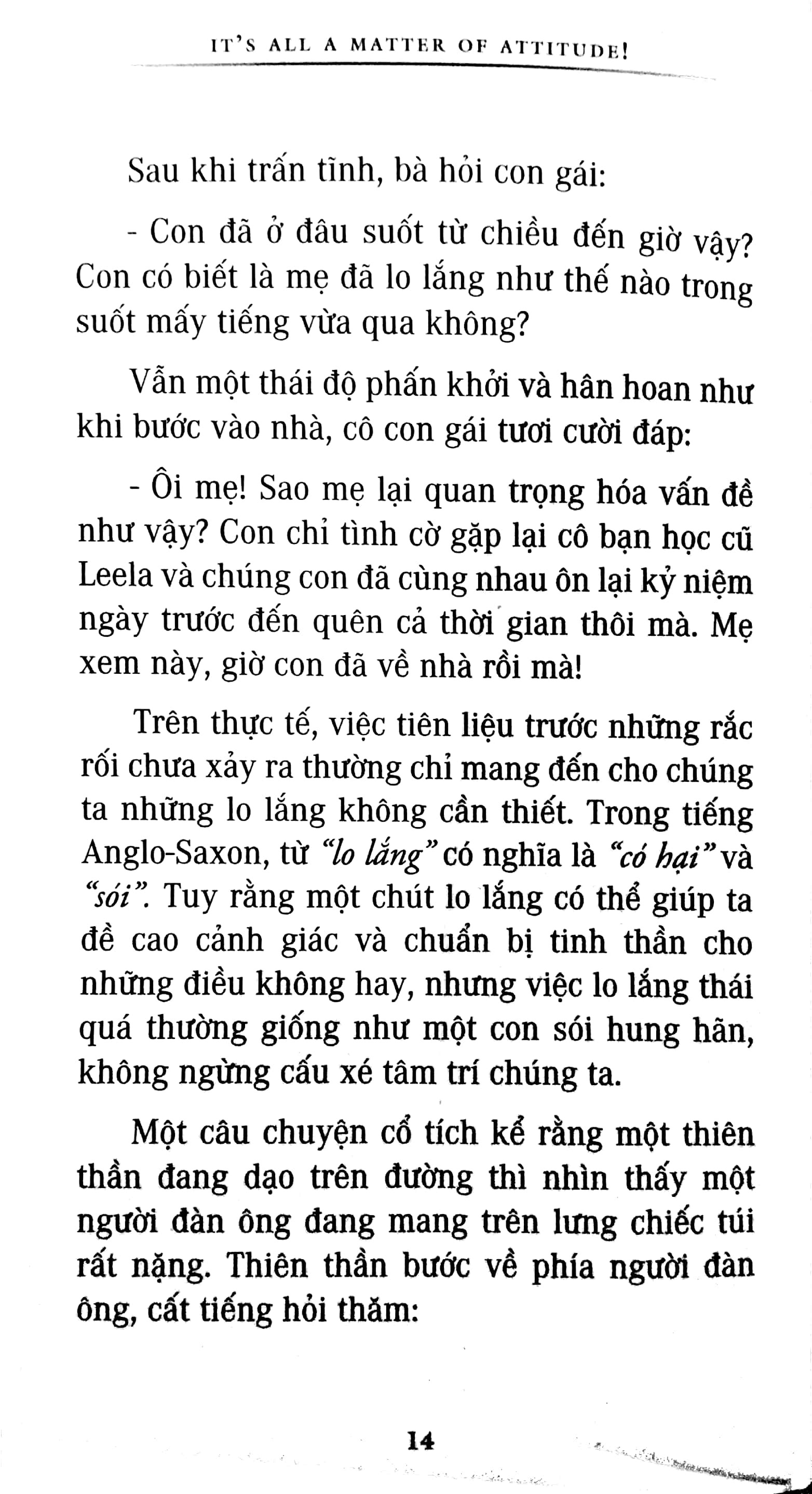 thái độ sống tạo nên tất cả