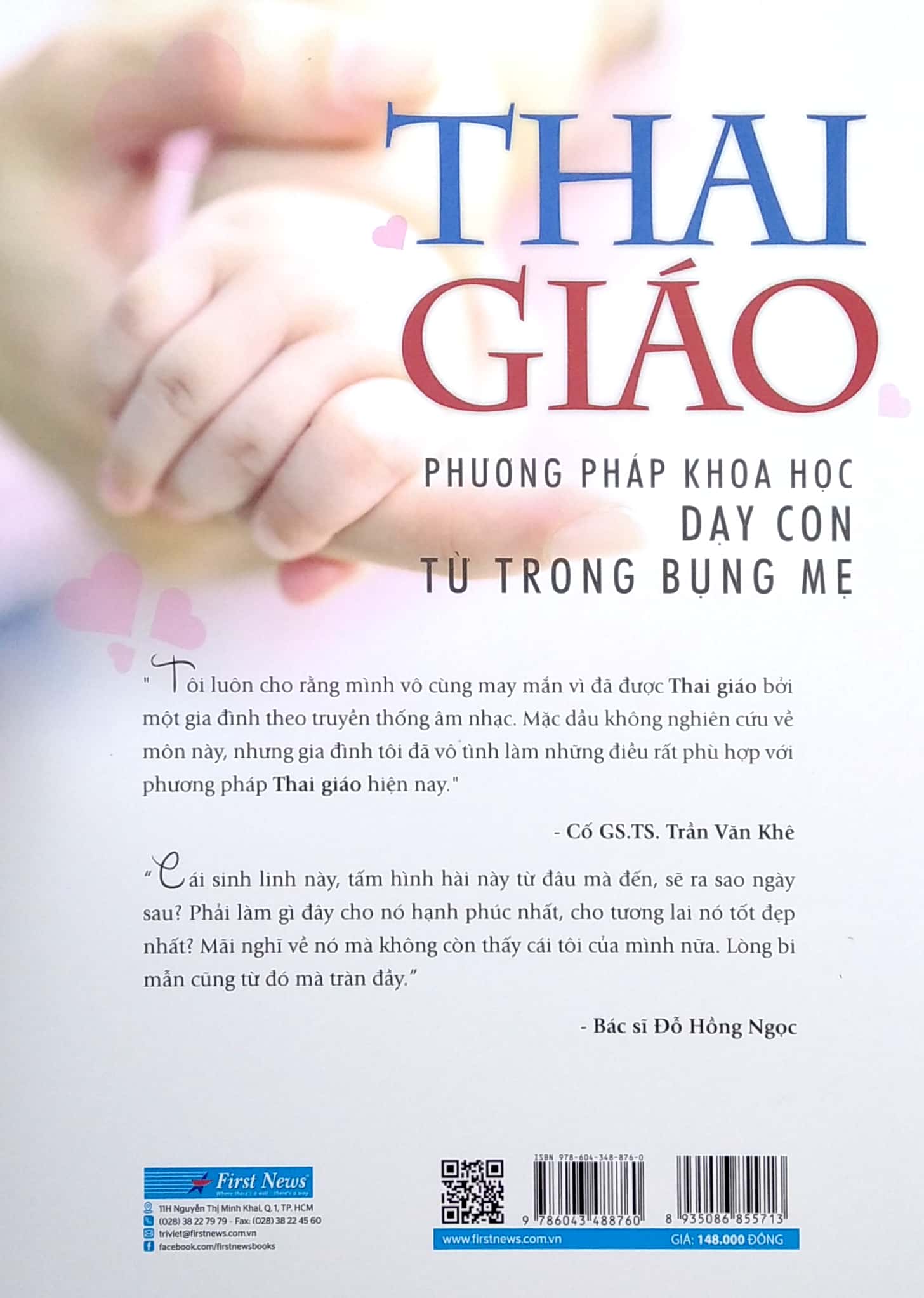 thai giáo - phương pháp dạy con từ trong bụng mẹ (tái bản 2022)