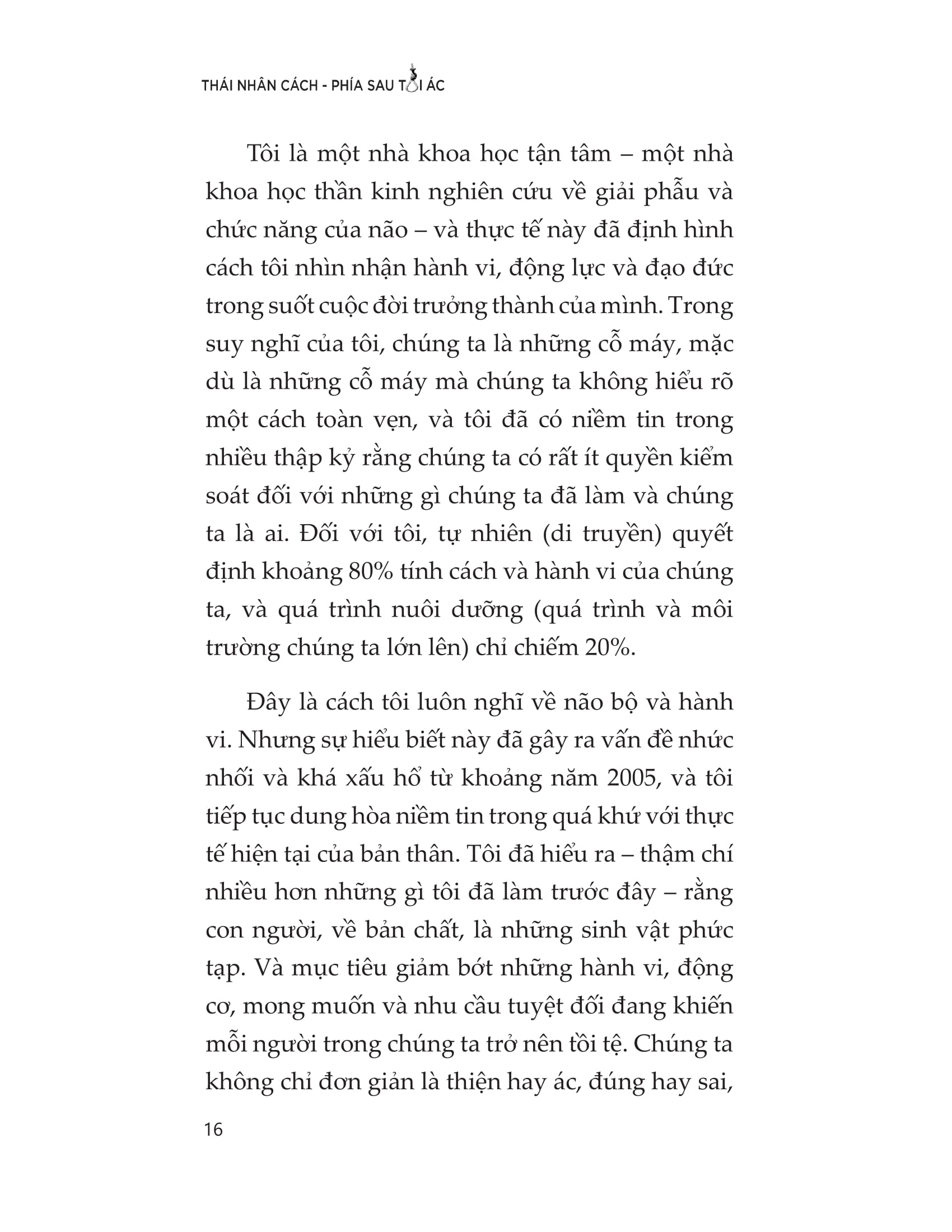 thái nhân cách - phía sau tội ác