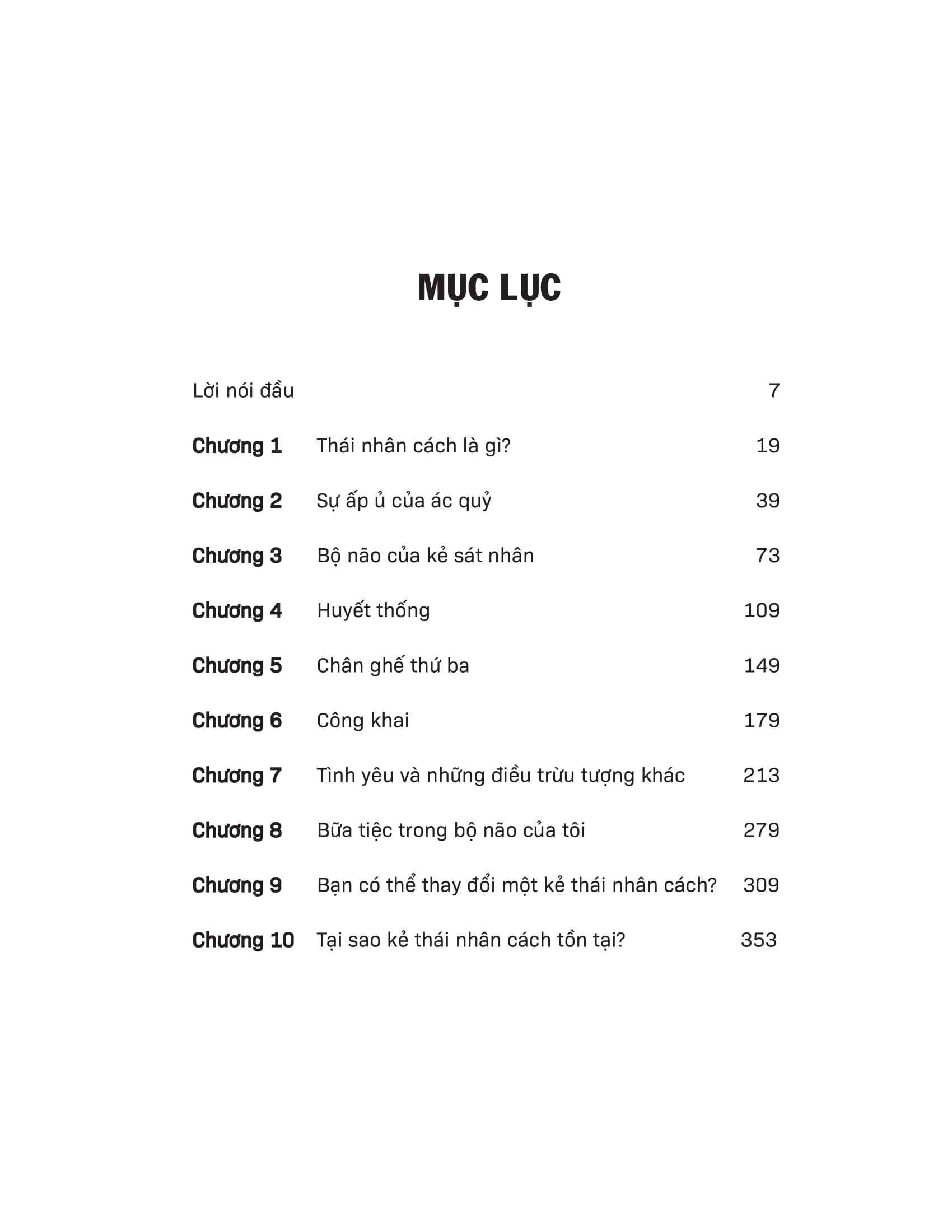 thái nhân cách - phía sau tội ác