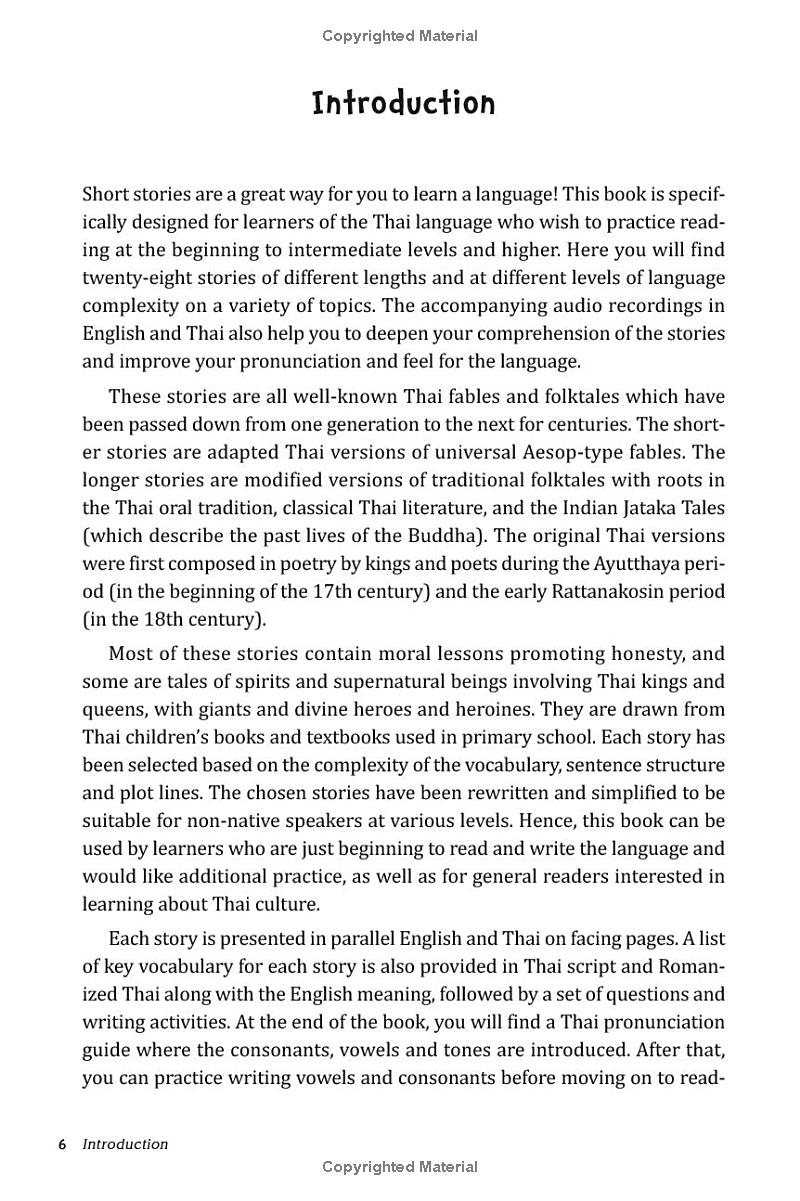 thai stories for language learners