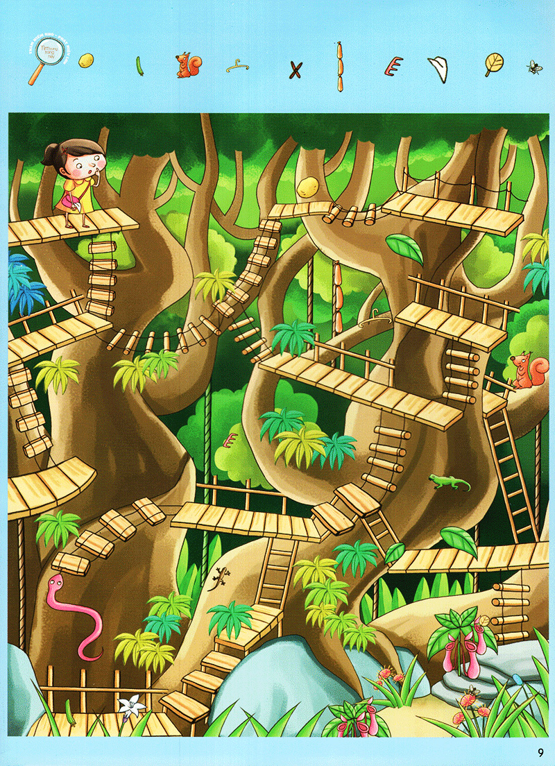 thám hiểm rừng xanh