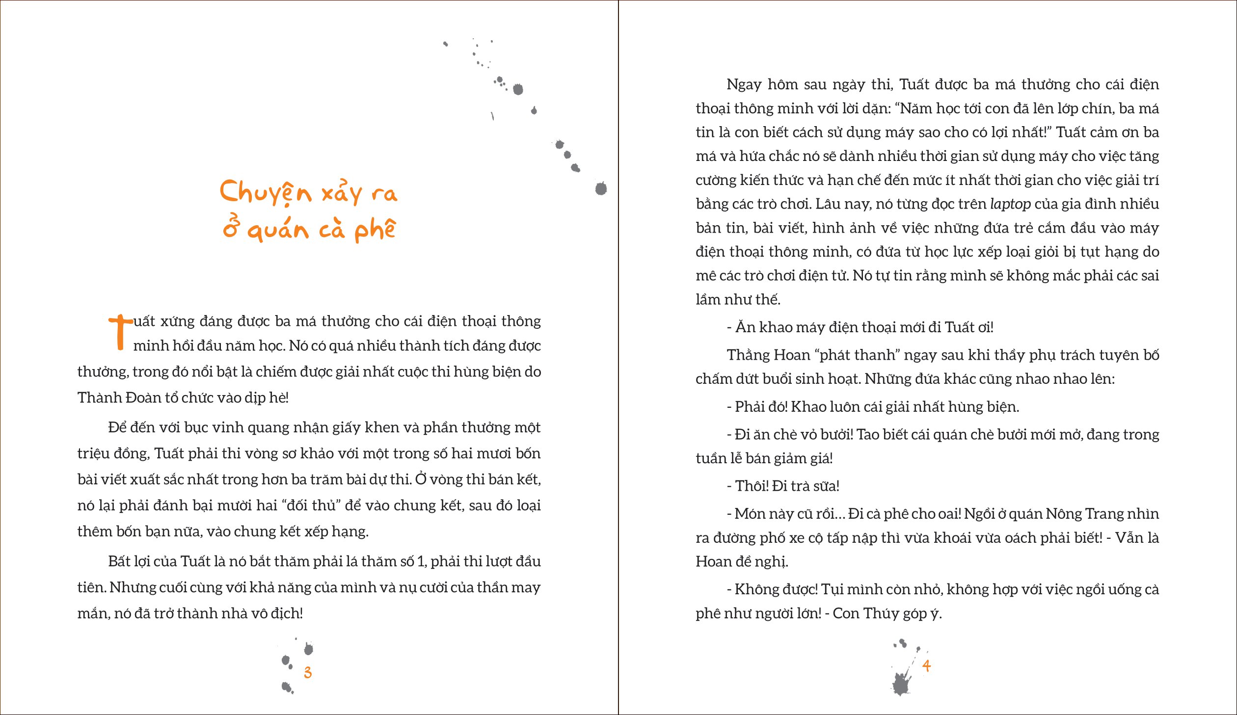 thám tử học trò - chuyện xảy ra ở quán cà phê