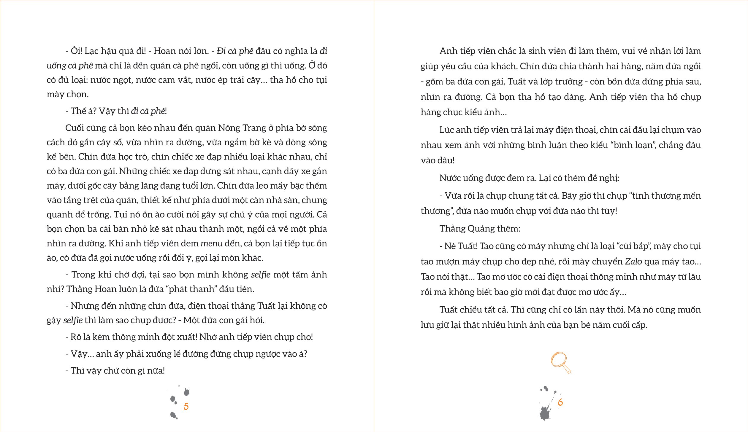 thám tử học trò - chuyện xảy ra ở quán cà phê