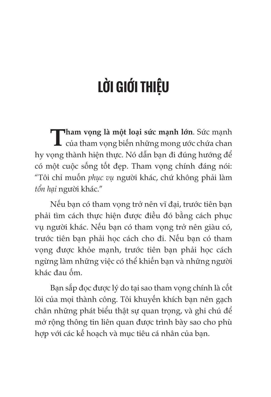 tham vọng vĩ đại - 6 nguyên tắc điều hướng tham vọng để có một cuộc sống tốt đẹp hơn
