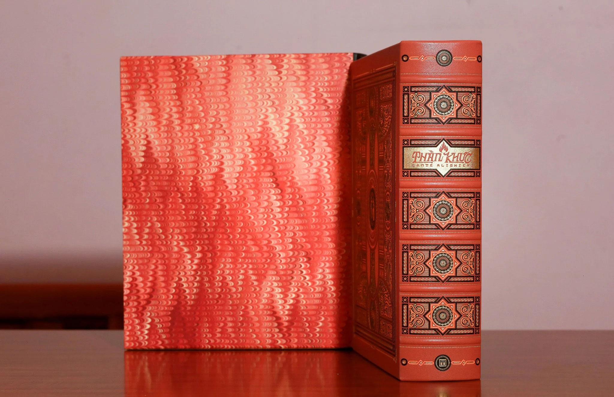 thần khúc - ấn bản giới hạn - bìa da microfiber