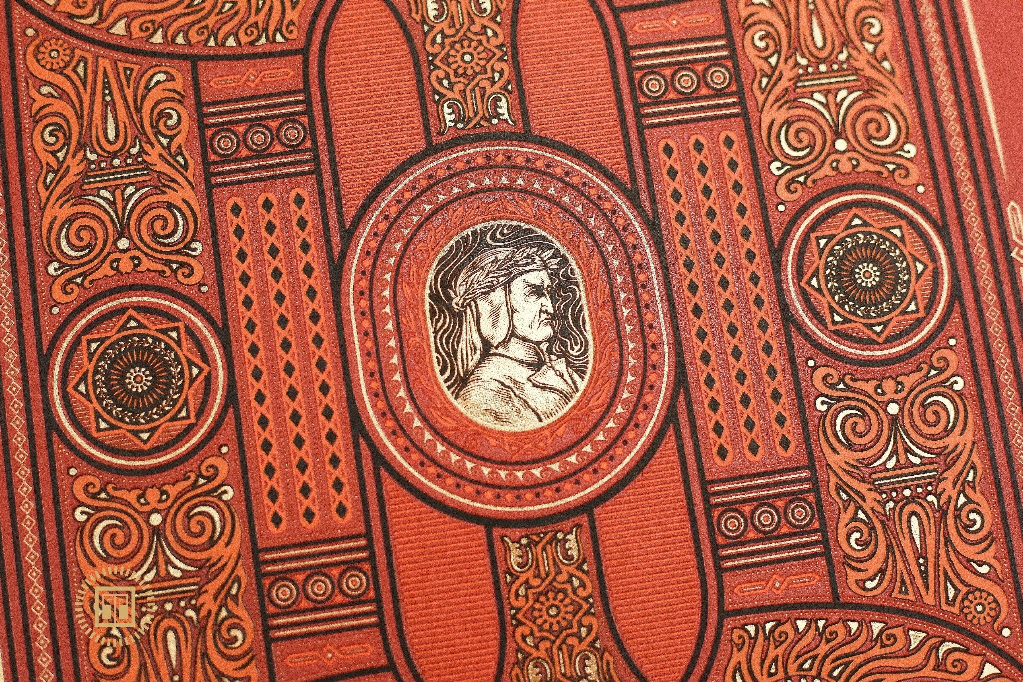 thần khúc - ấn bản giới hạn - bìa da microfiber