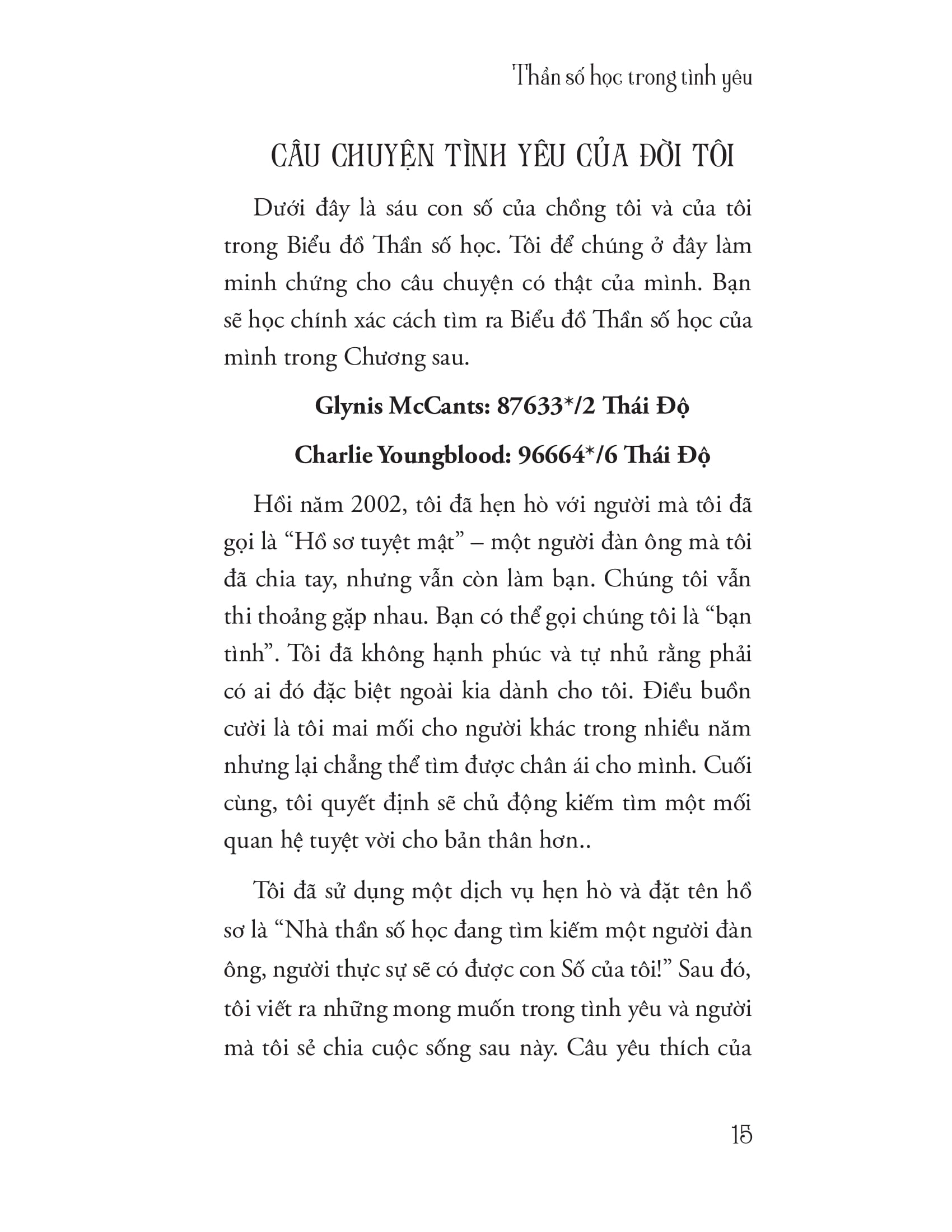 thần số học trong tình yêu