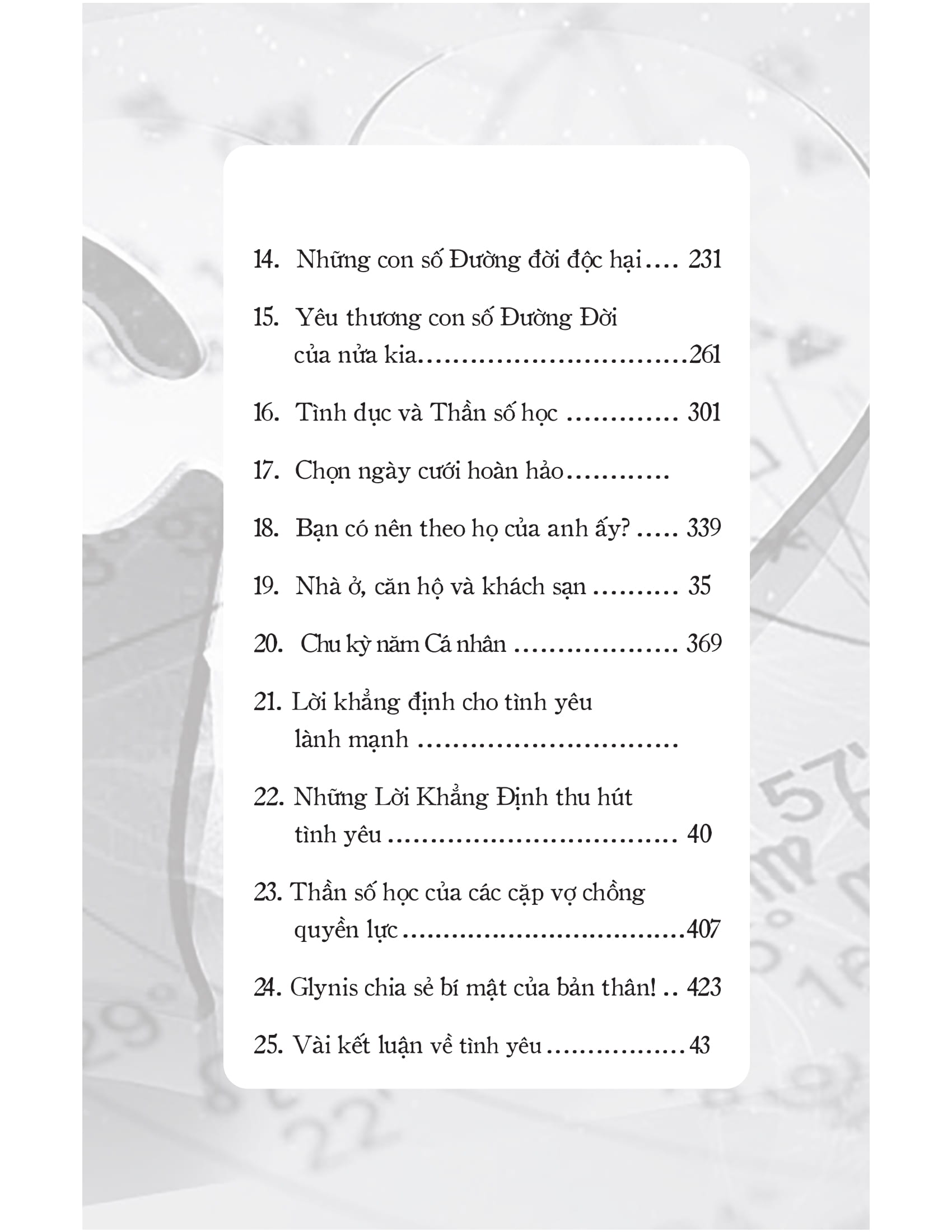 thần số học trong tình yêu