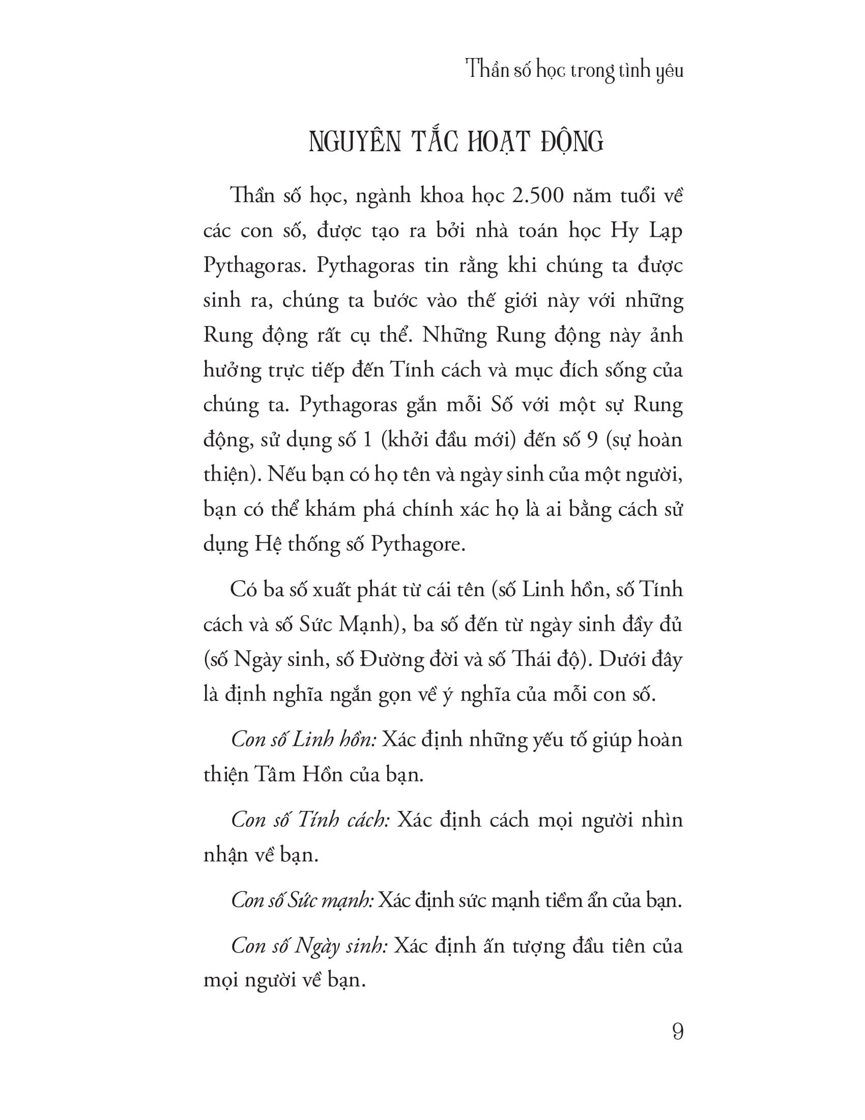 thần số học trong tình yêu