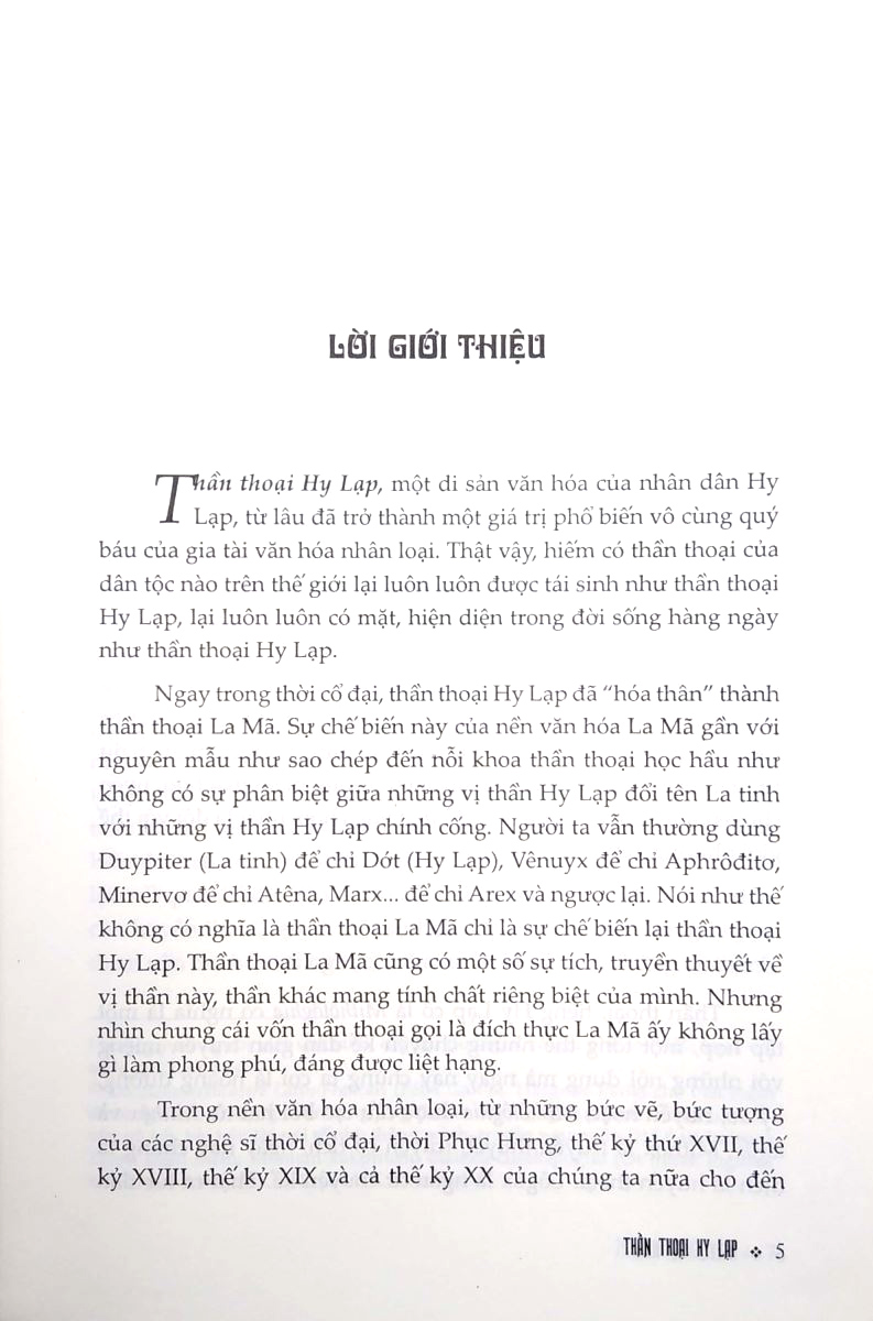 thần thoại hy lạp - bìa cứng (tái bản 2024)