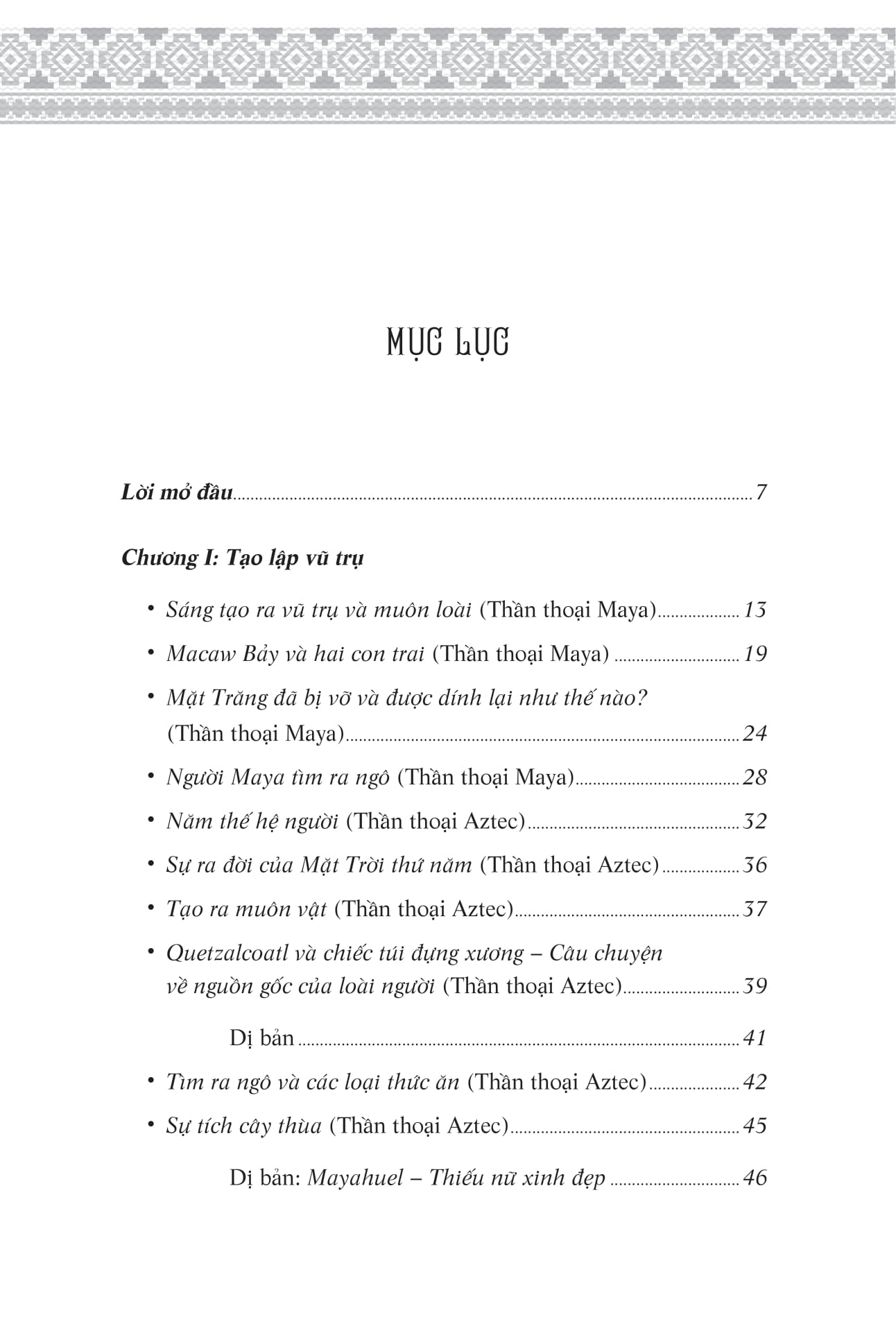 thần thoại người da đỏ