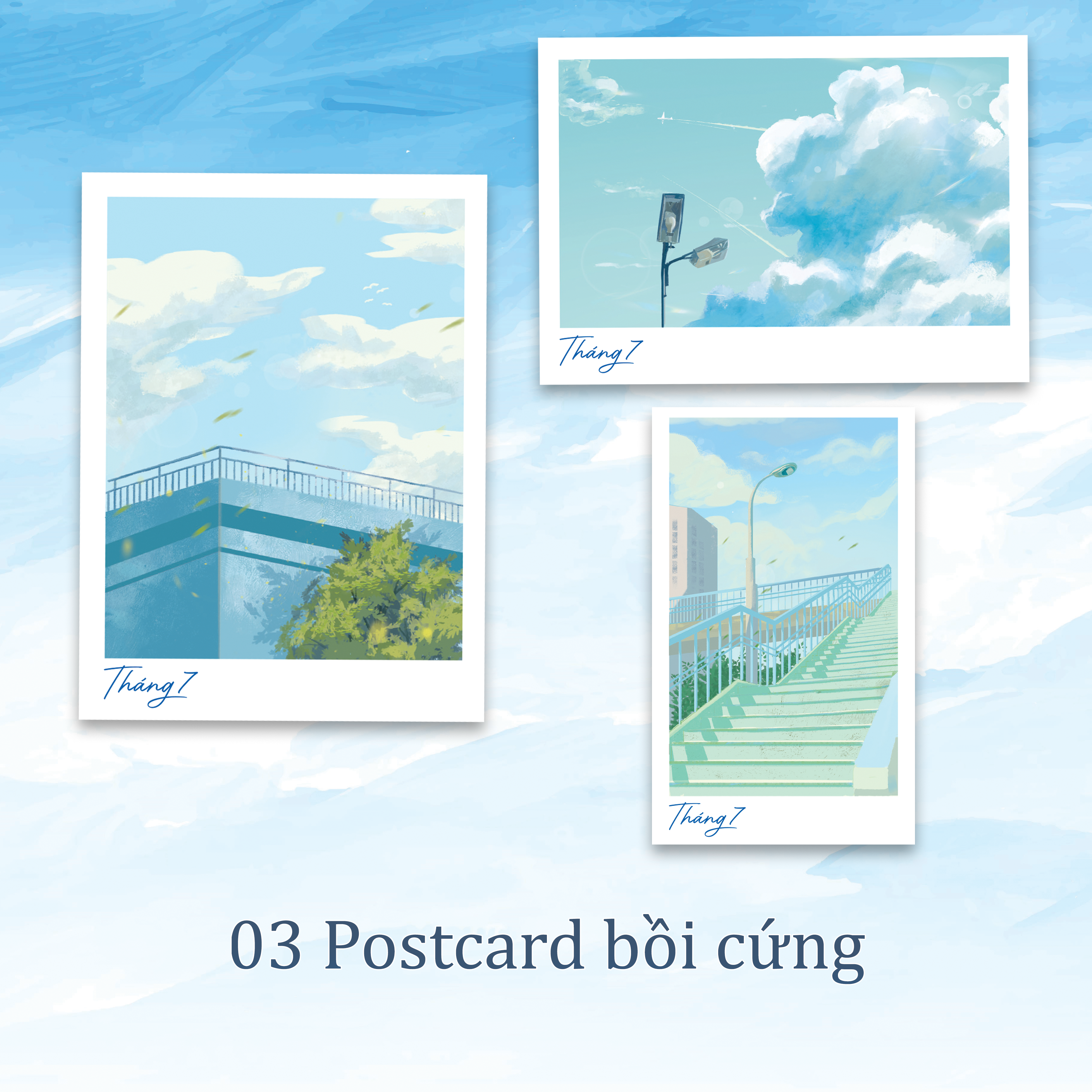 tháng 7 - bản đặc biệt - tặng kèm 1 bookmark + 3 postcard + huy hiệu phủ nhũ