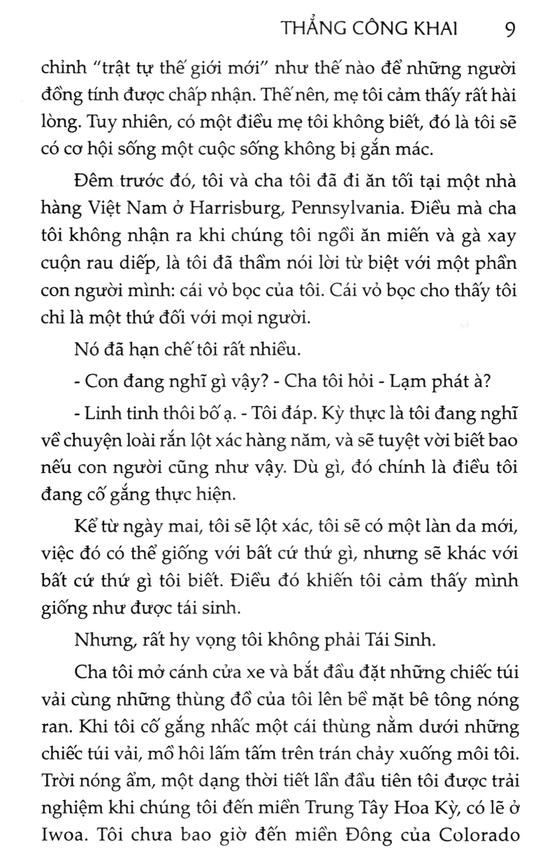 thẳng công khai