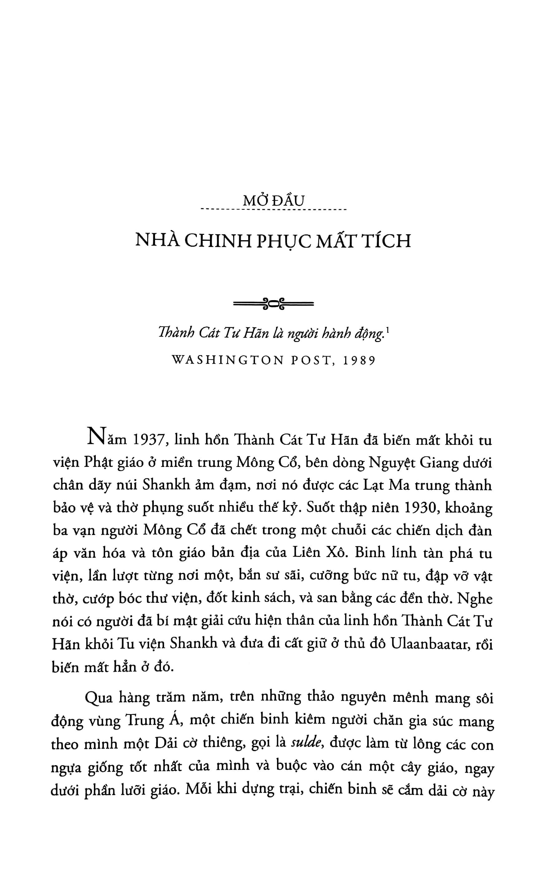 thành cát tư hãn và sự hình thành thế giới hiện đại (tái bản 2023)