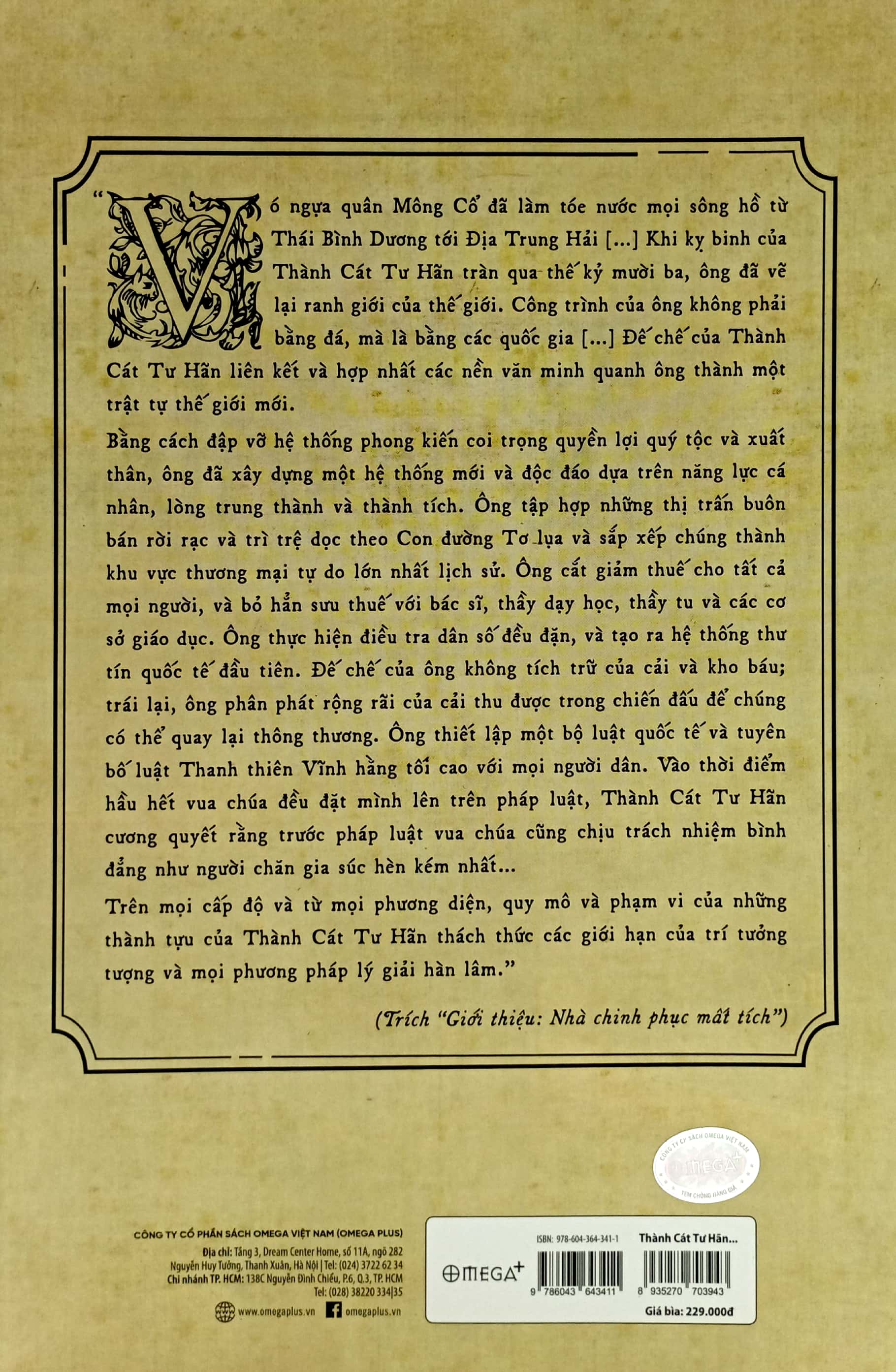 thành cát tư hãn và sự hình thành thế giới hiện đại (tái bản 2023)