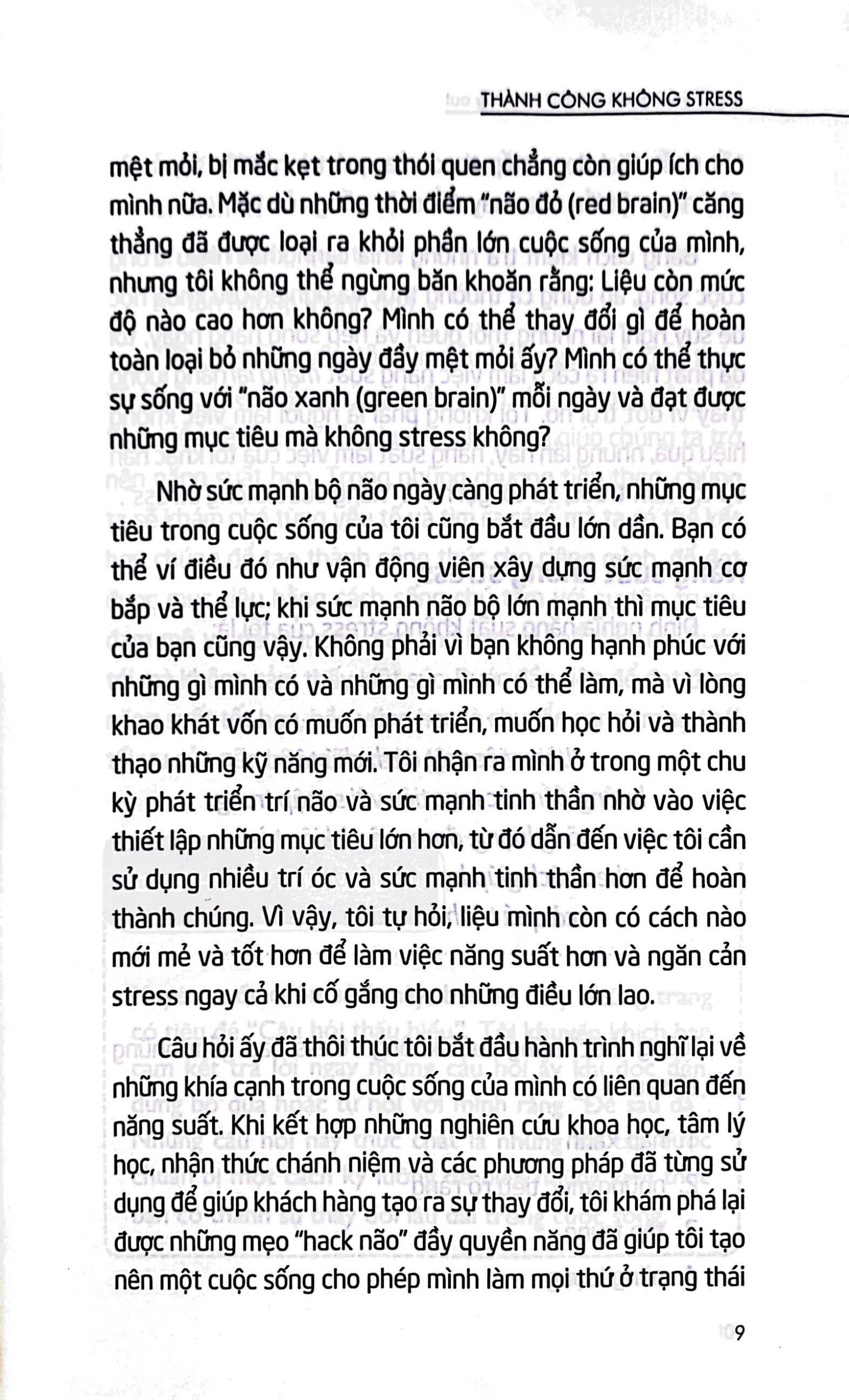 thành công không stress