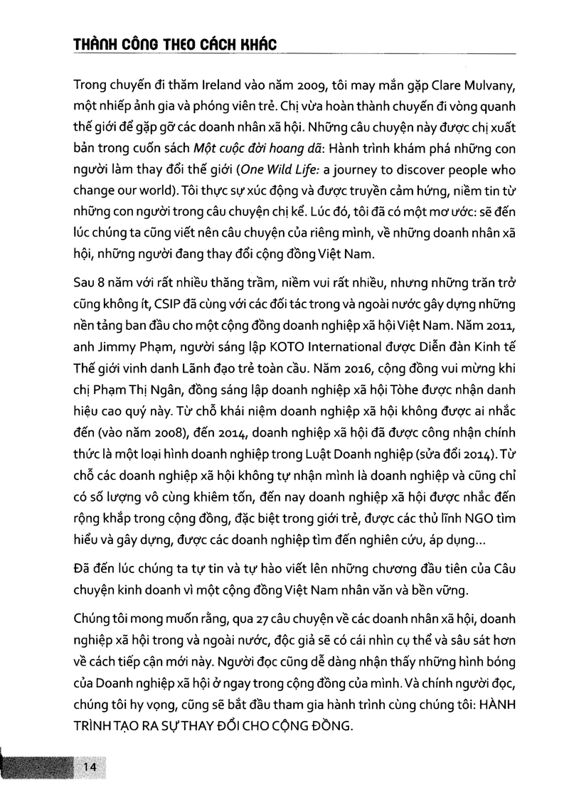 thành công theo cách khác