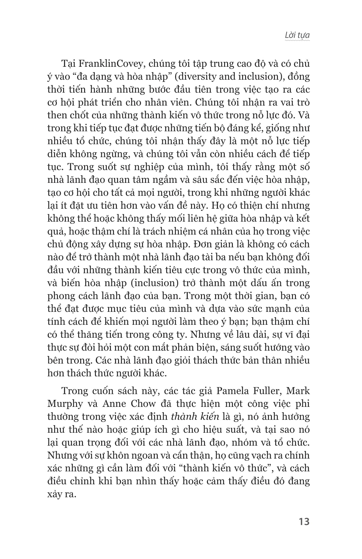 thành kiến vô thức - the leaderℹs guide to unconscious bias