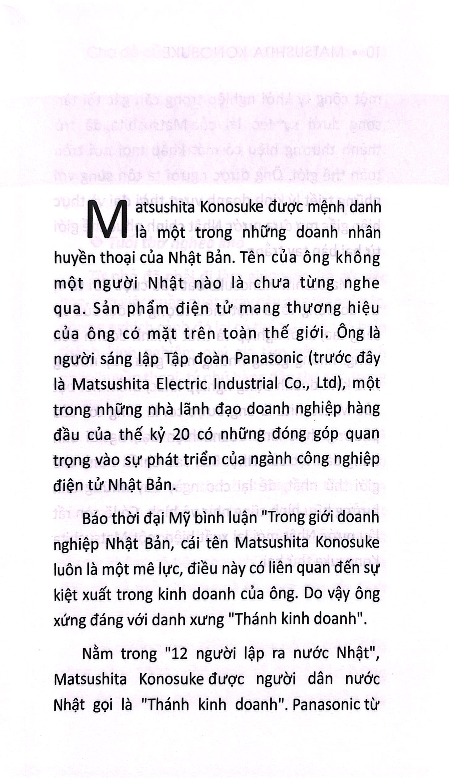 thánh kinh doanh matsushita konosuke