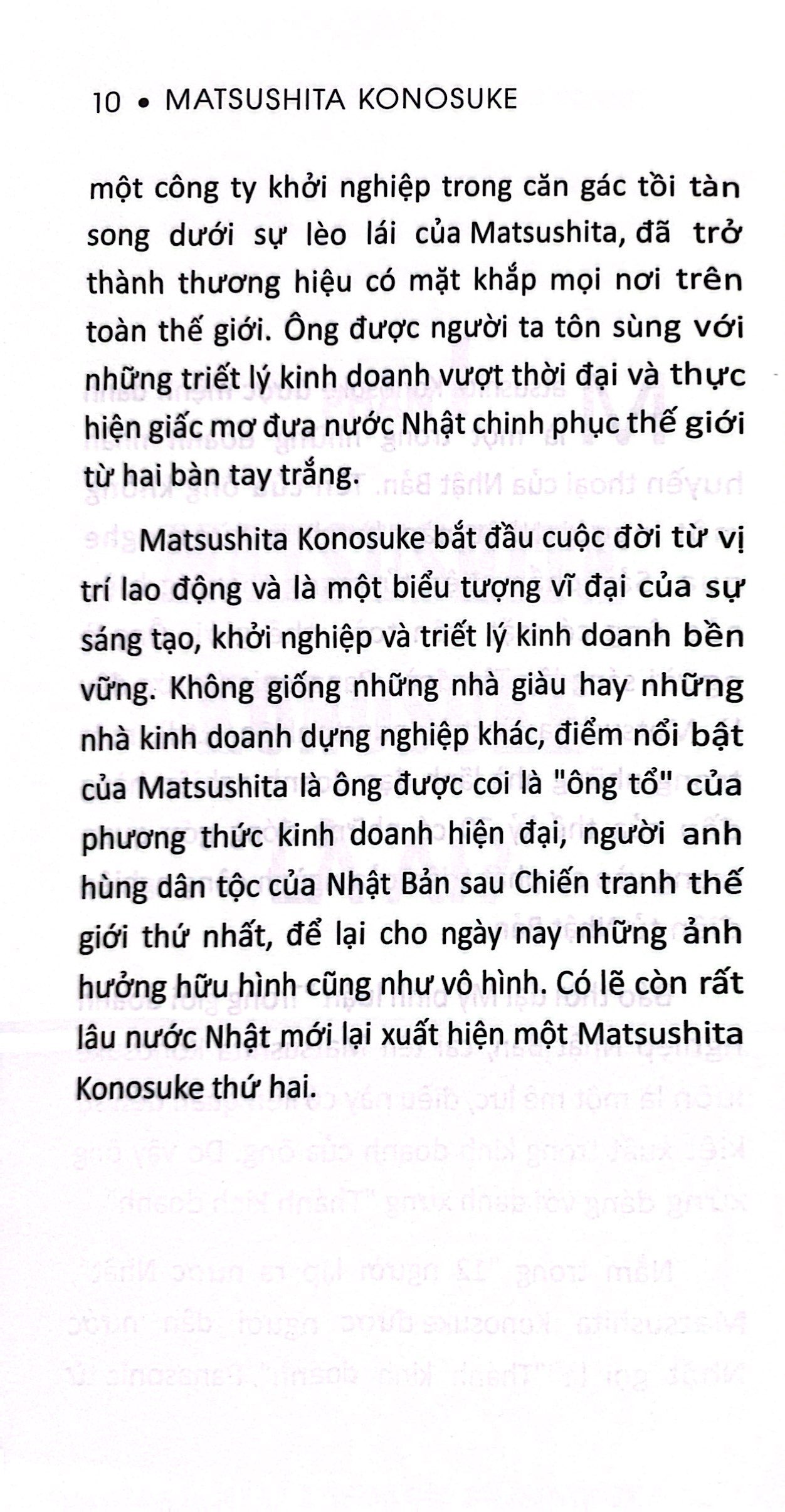 thánh kinh doanh matsushita konosuke