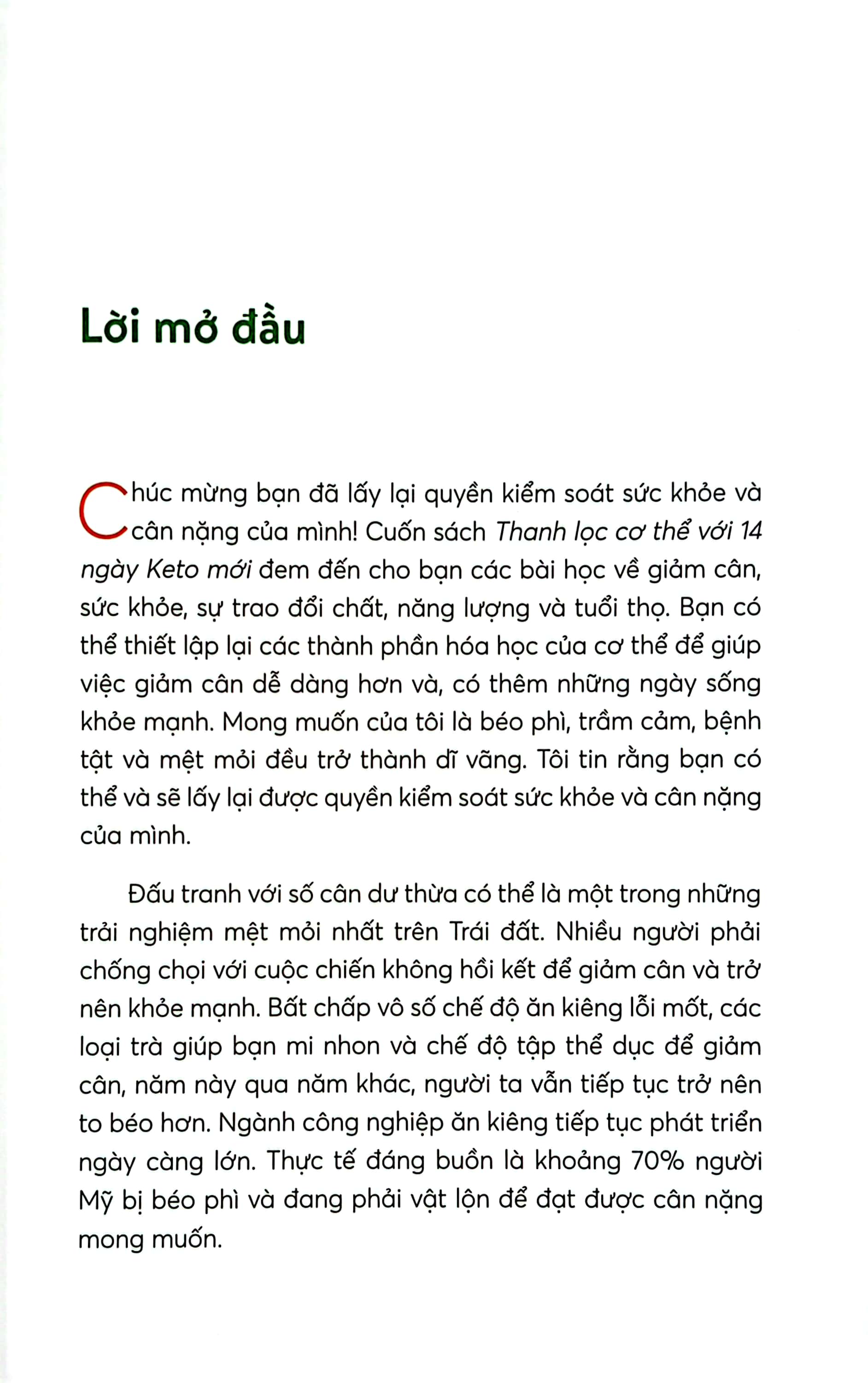 thanh lọc cơ thể với 14 ngày keto mới - giảm tới 7kg trong 2 tuần