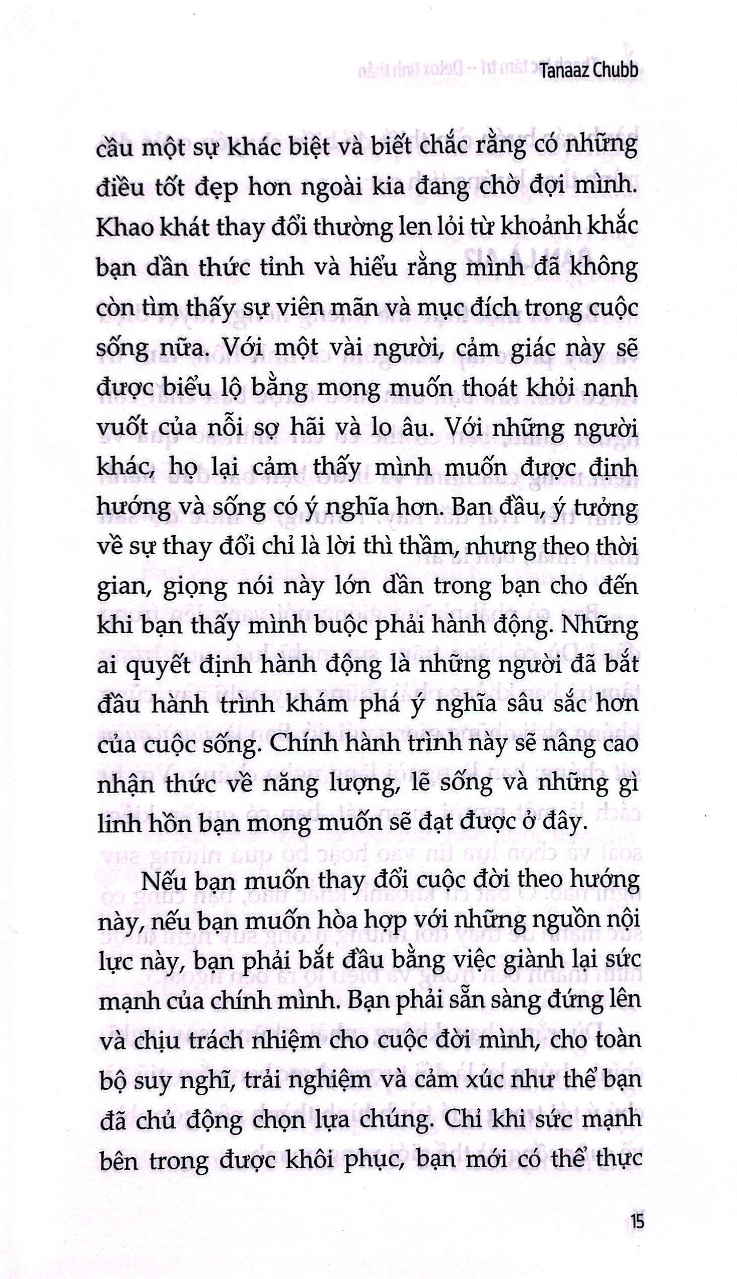 thanh lọc tâm trí - detox tinh thần