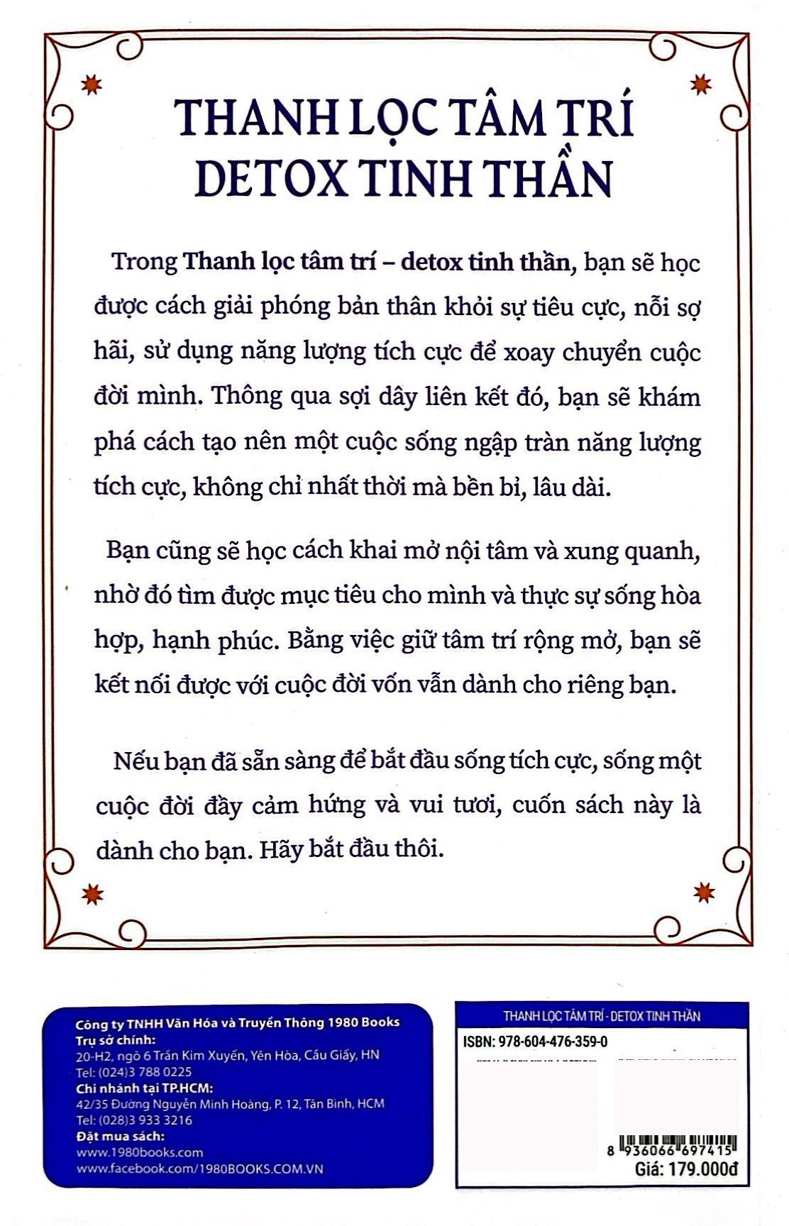 thanh lọc tâm trí - detox tinh thần