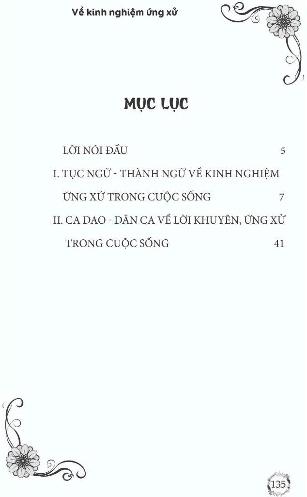 Thanh Ngu-Tuc Ngu-Ca Dao-Dan Ca Viet Nam - Ve Kinh Nghiem Ung Xu
