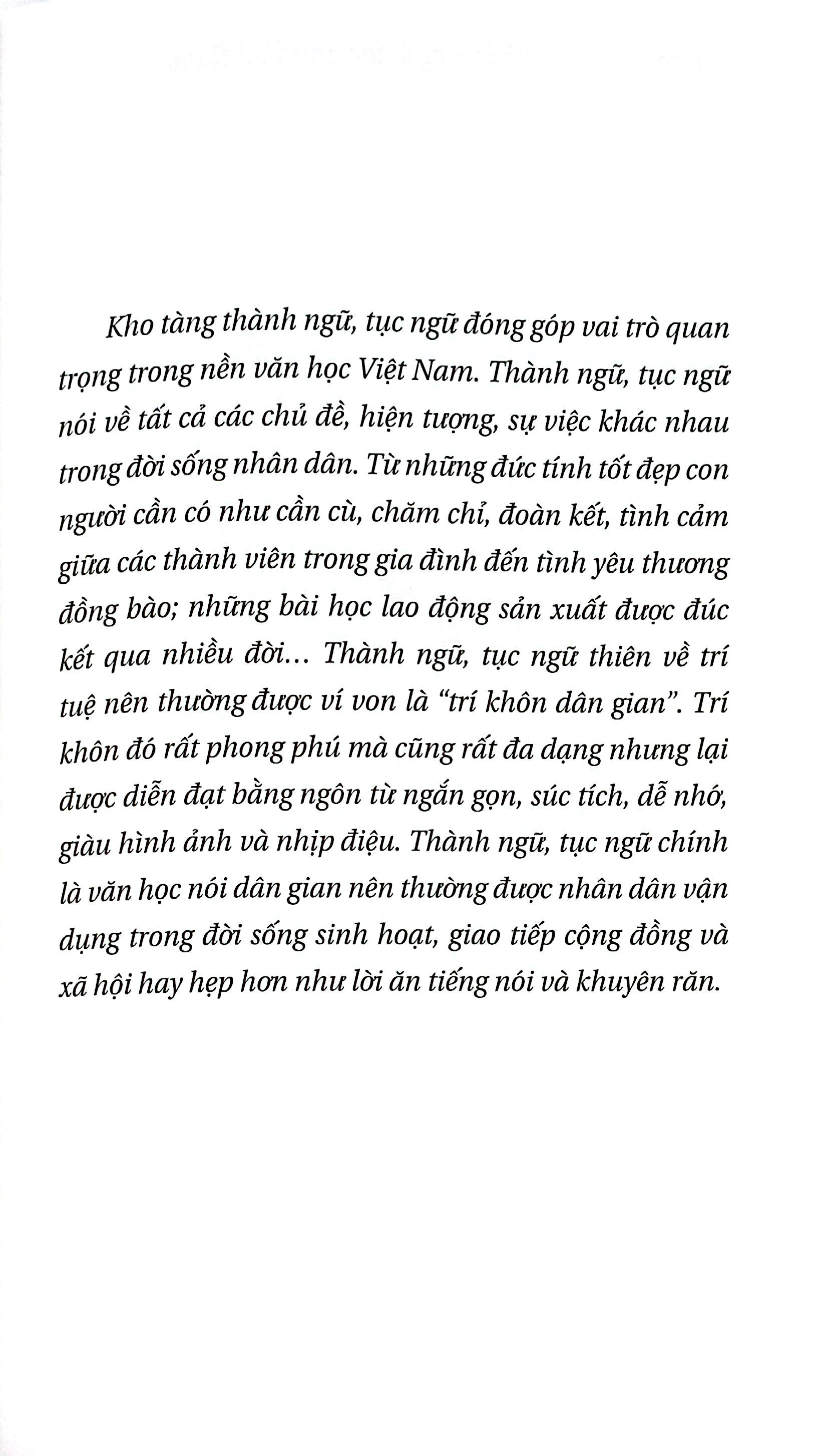 thành ngữ tục ngữ việt nam dành cho học sinh