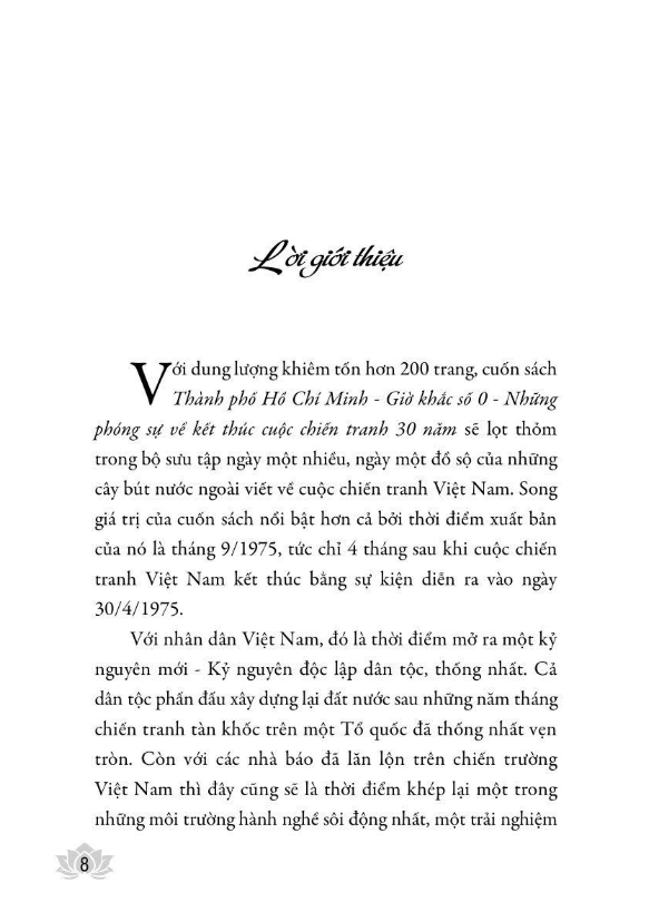 thành phố hồ chí minh - giờ khắc số 0 - những phóng sự về kết thúc cuộc chiến tranh 30 năm