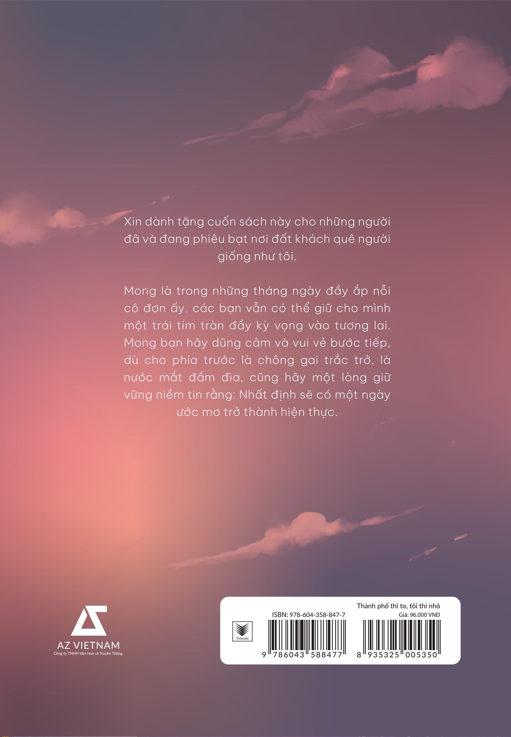 thành phố thì to, tôi thì nhỏ