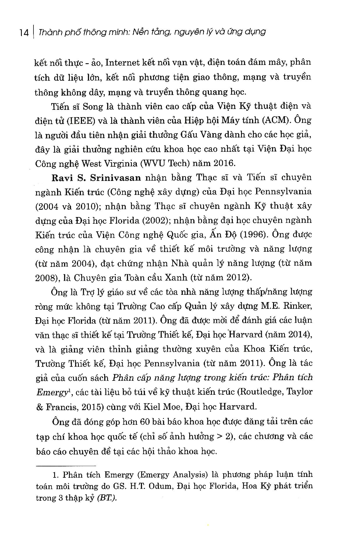 thành phố thông minh - nền tảng, nguyên lý và ứng dụng