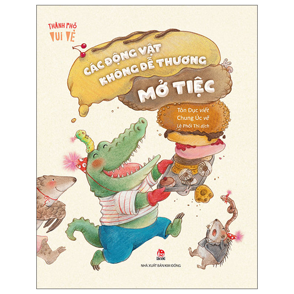 thành phố vui vẻ - các động vật không dễ thương mở tiệc