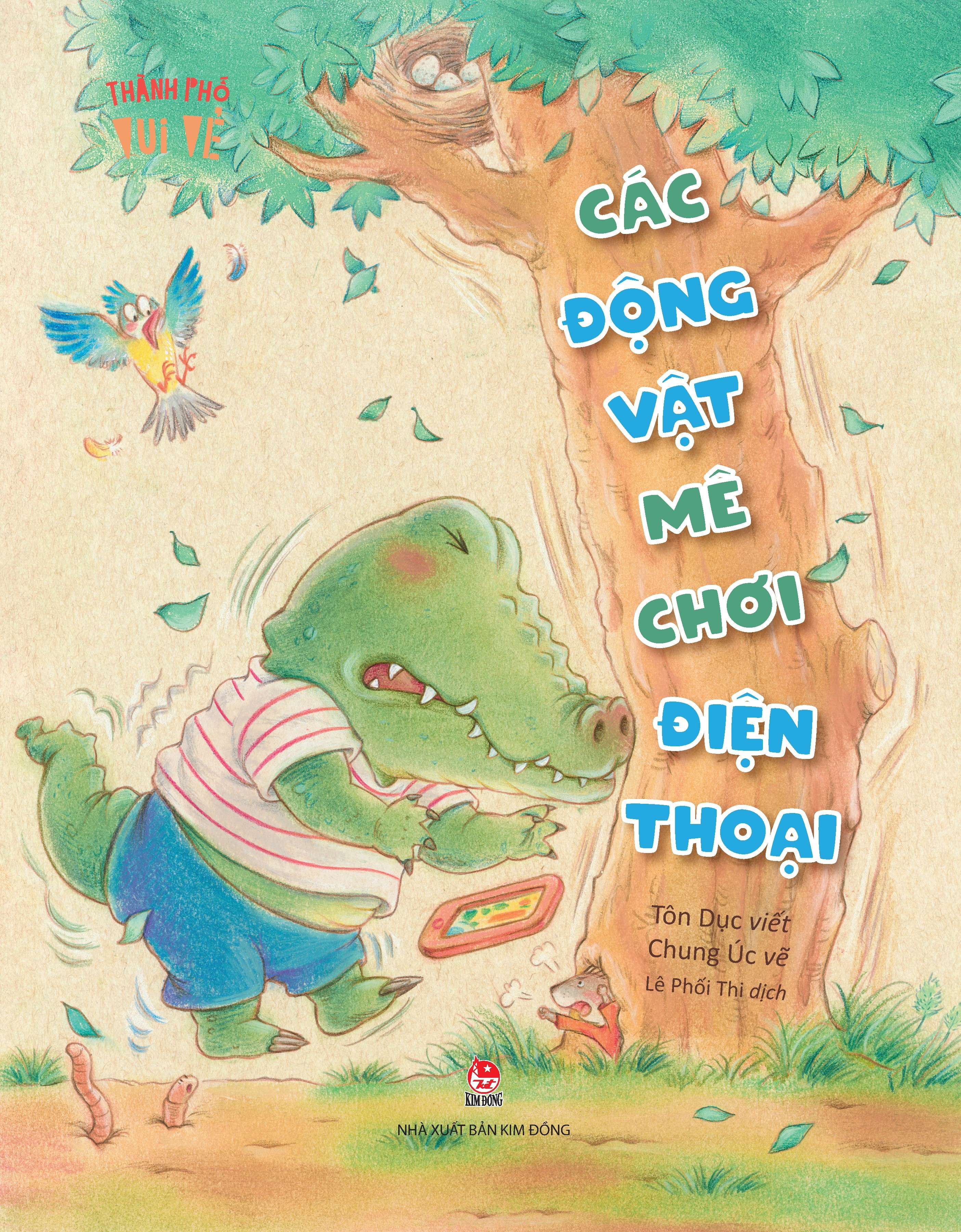 thành phố vui vẻ - các động vật mê chơi điện thoại