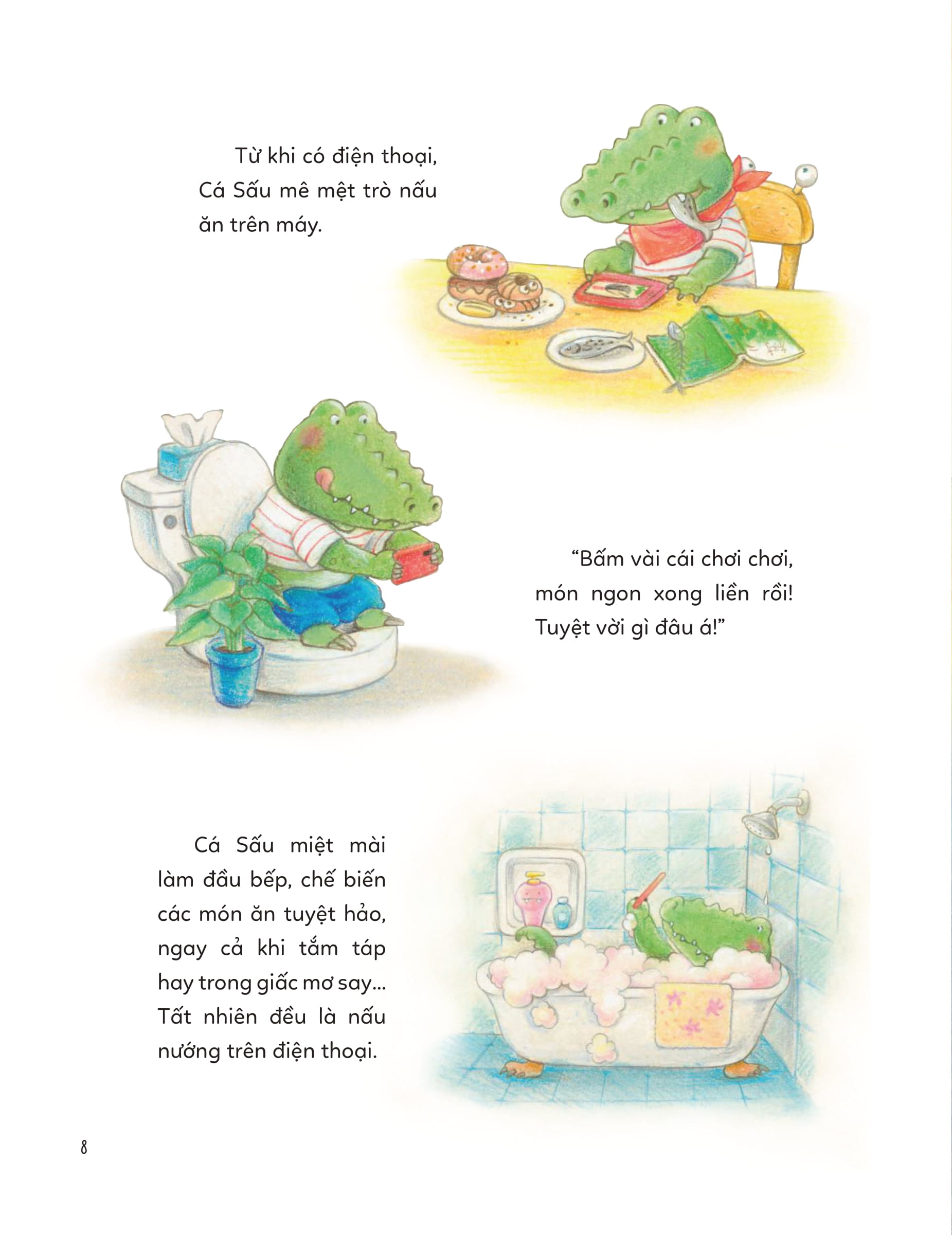 thành phố vui vẻ - các động vật mê chơi điện thoại