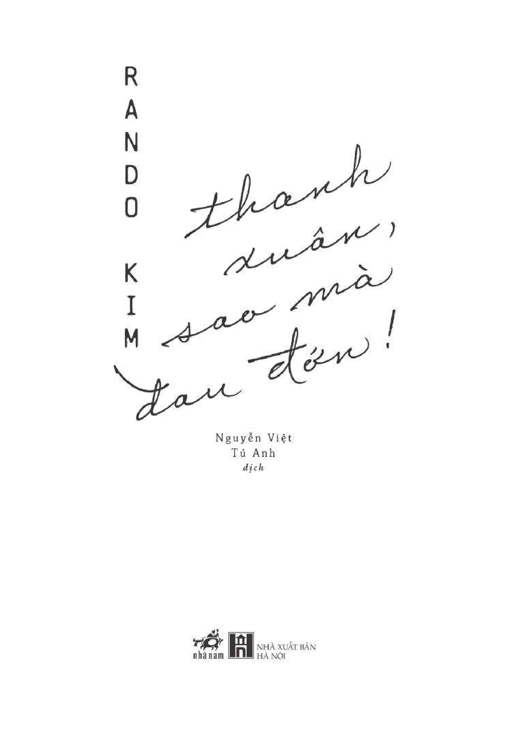 thanh xuân, sao mà đau đớn!