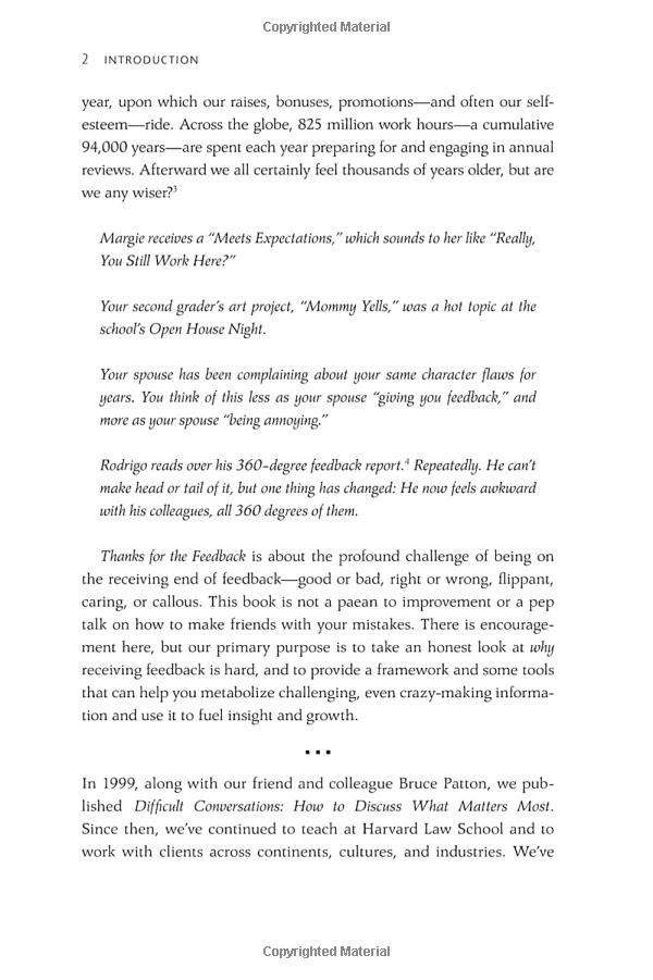 thanks for the feedback: the science and art of receiving feedback well